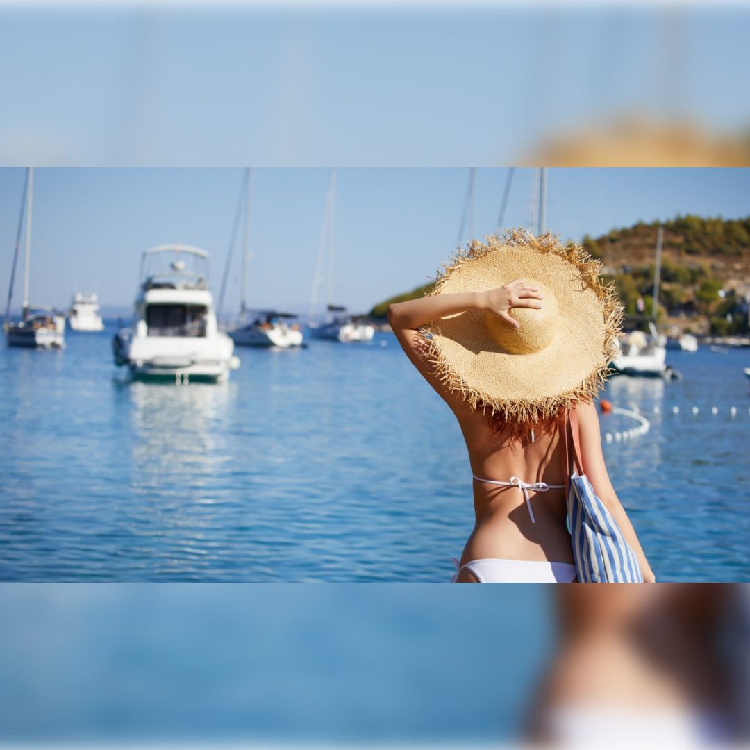 morje, ženska, bikini