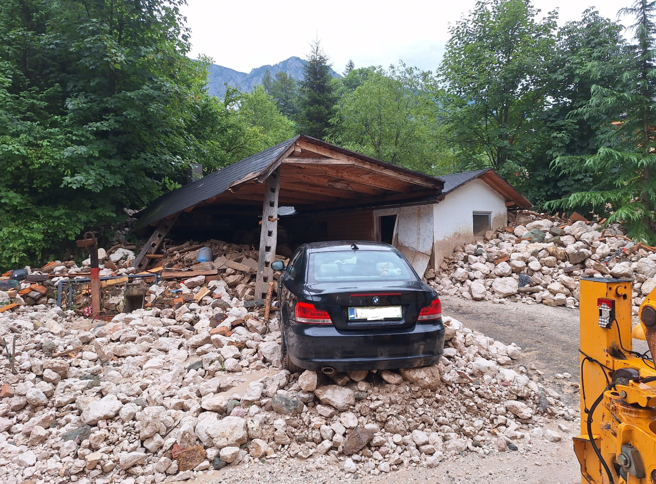 Posledice neurja v Kokri