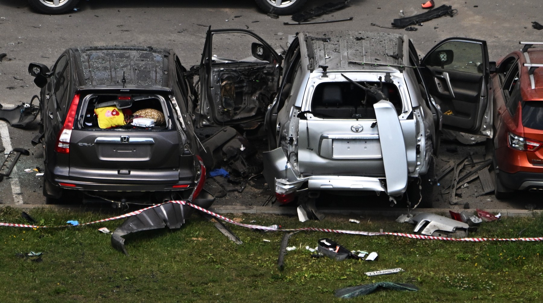 Rusija, bombni napad, avto