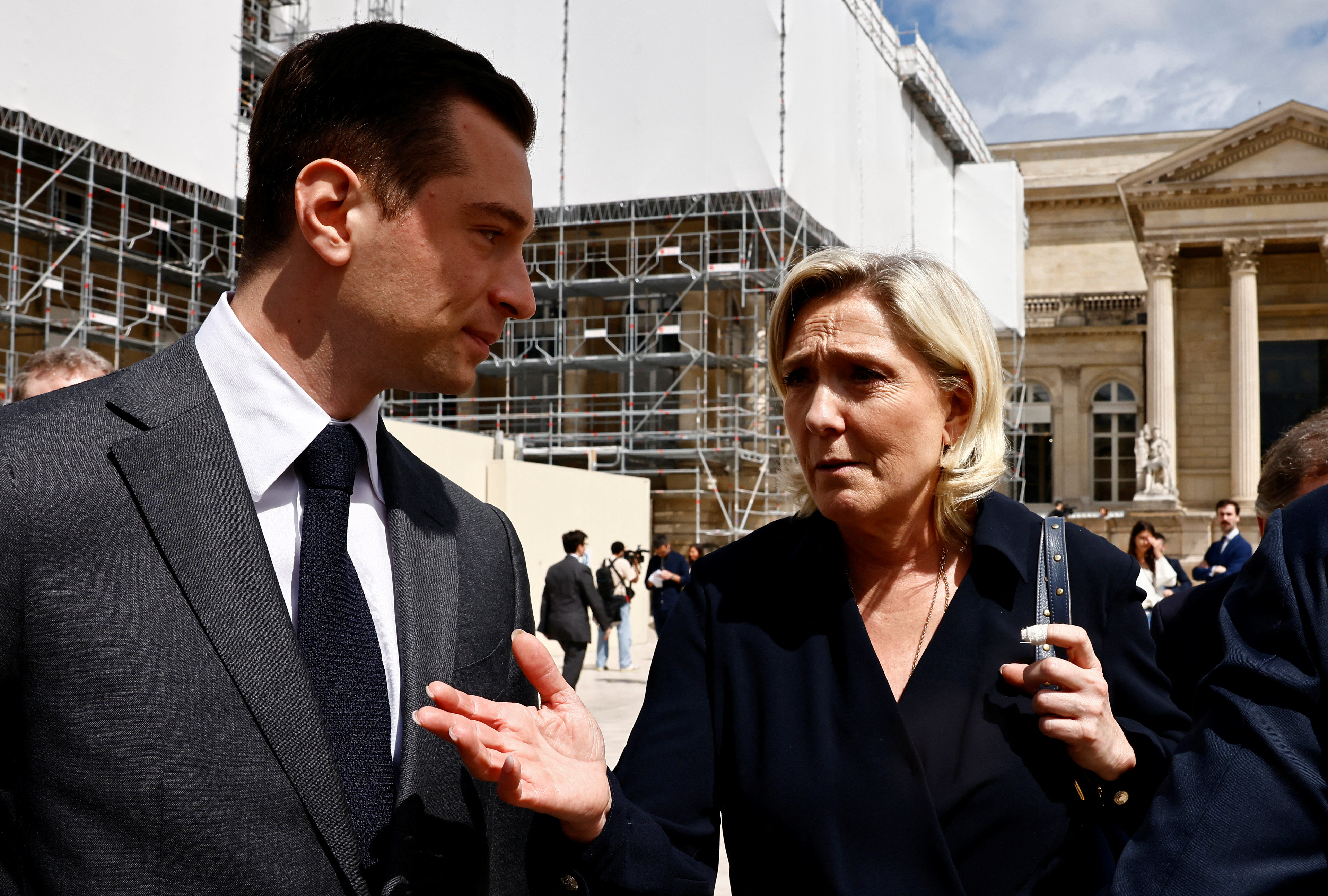 marine le pen, jordan bardella