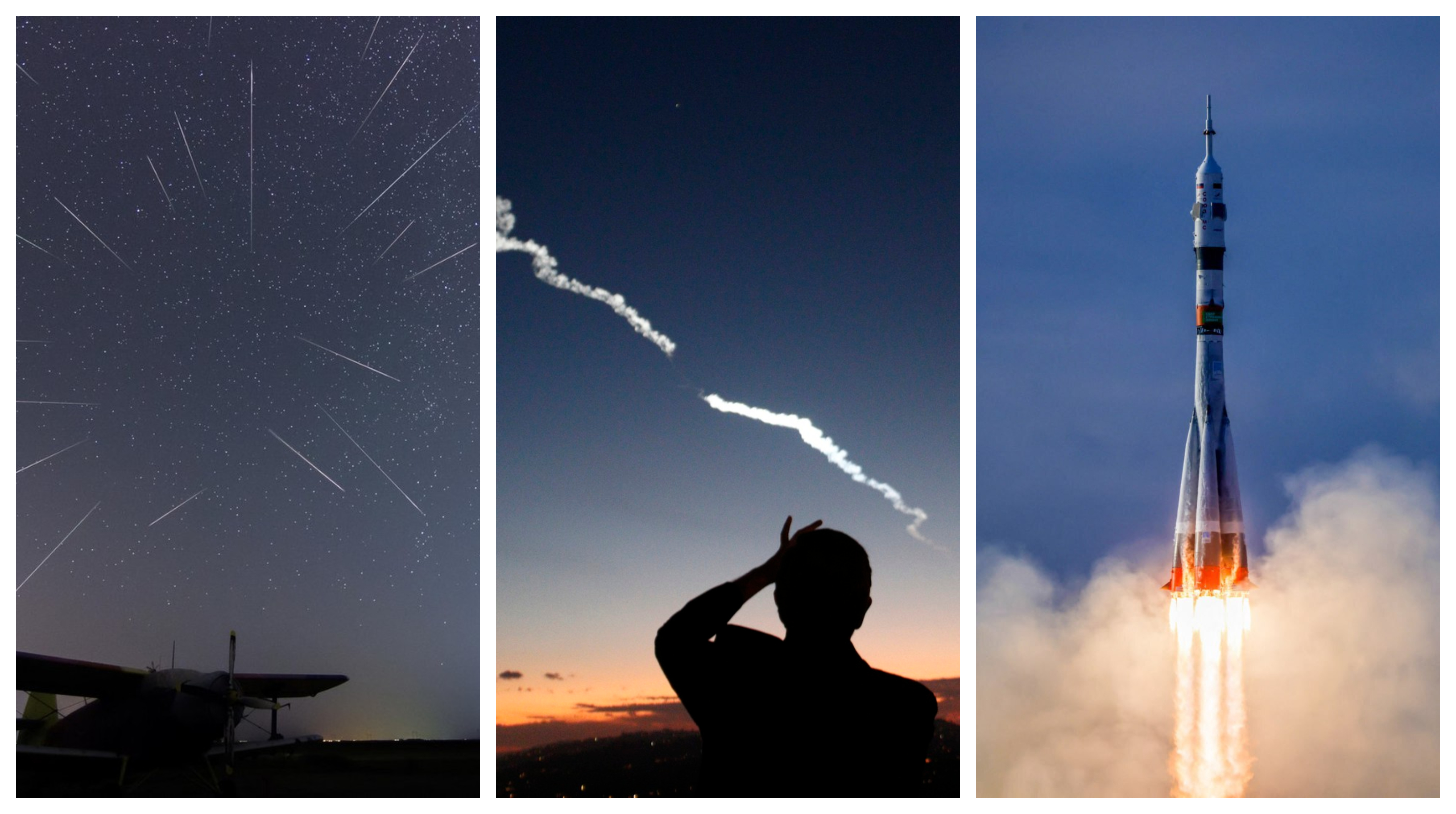 meteorski dež, izstrelitev rakete, vesolje