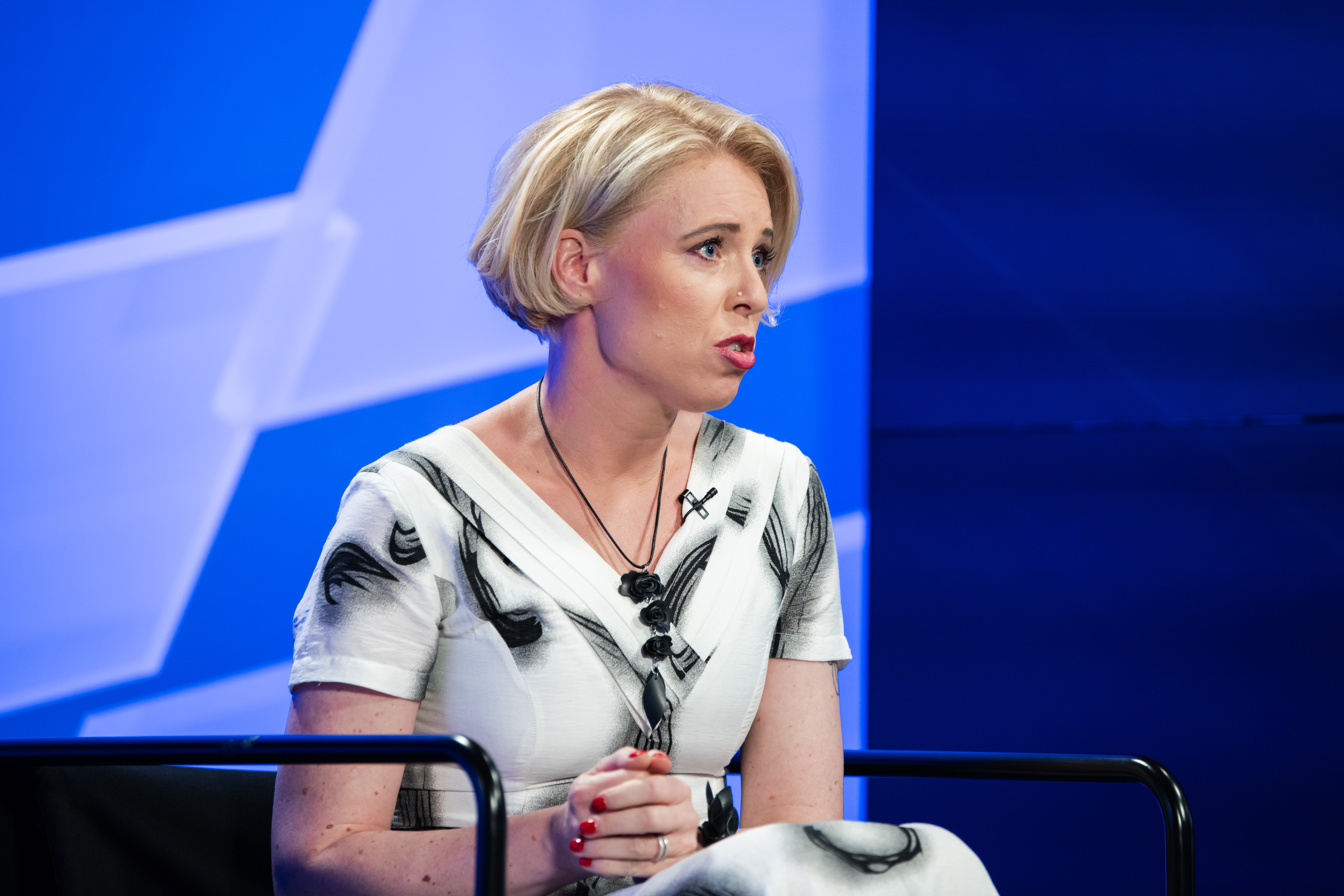 Urška Klakočar Zupančič, pogovor, N1 Studio