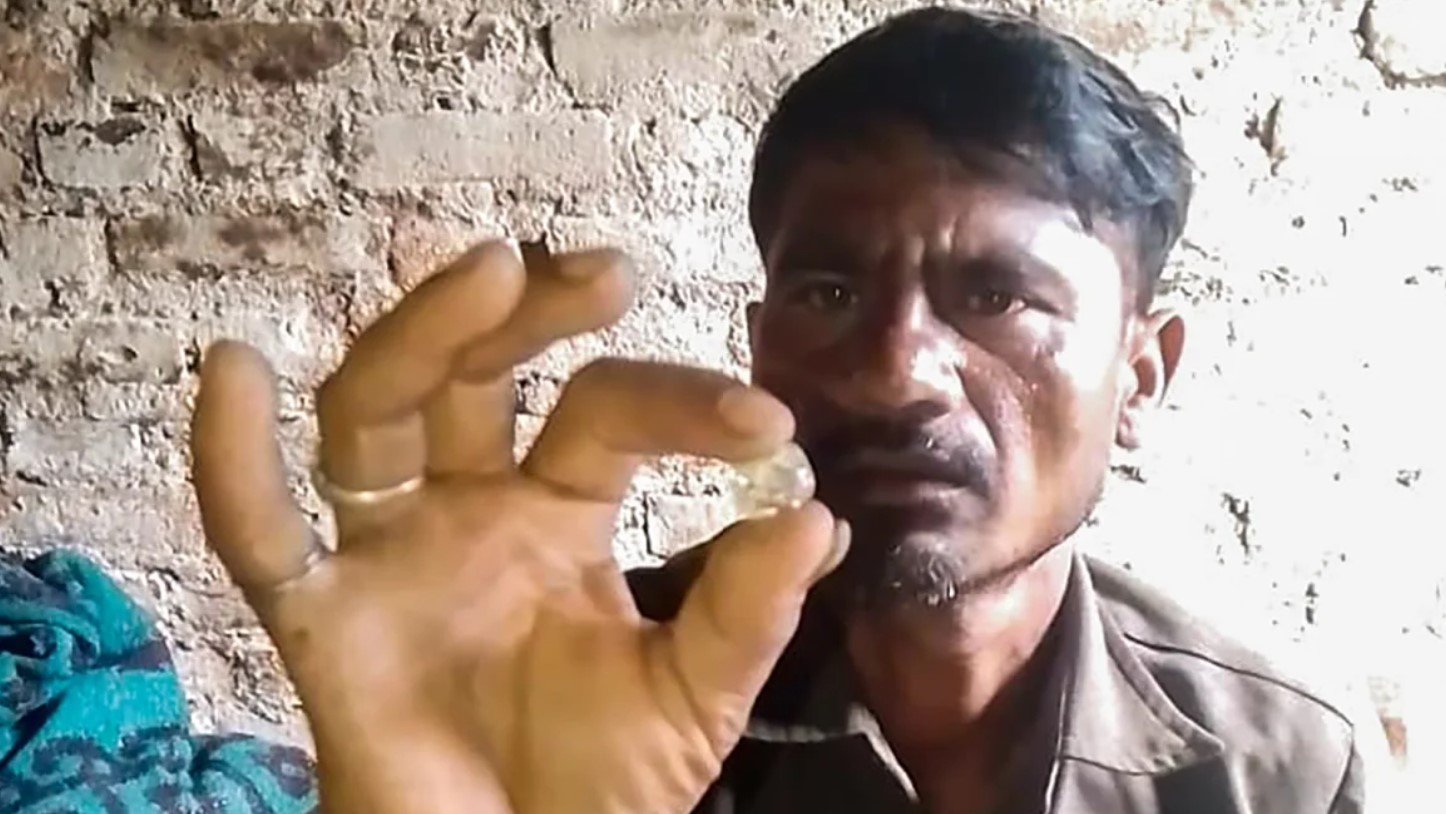 Radž Gond, Indija, diamant, najdba