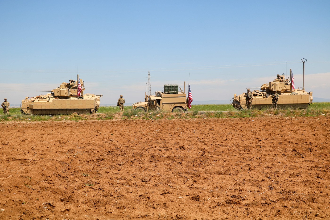 ZDA, tanki, oporišče, Sirija