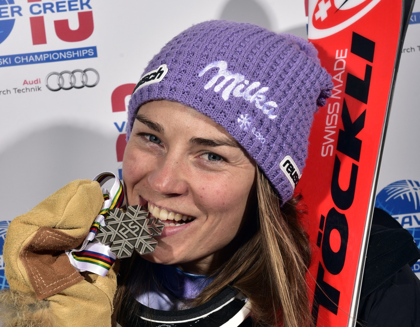 Tina Maze, medalja, 2015, SP