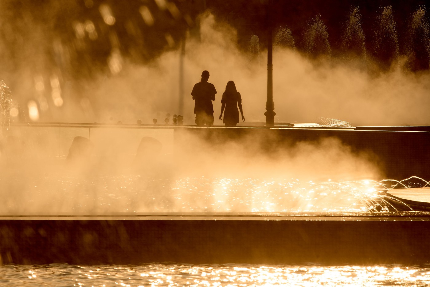 Heat wave - global warming, Bucharest, Romania - 22 Jul 2024