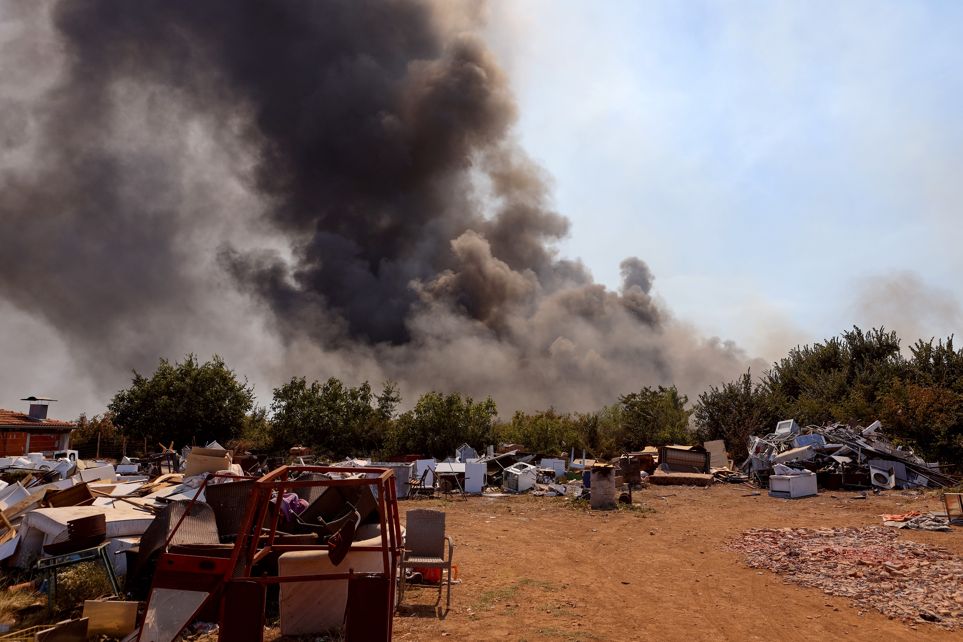 Velik požar v Dalmaciji. (Foto: Sime Zelic/PIXSELL/BOBO)