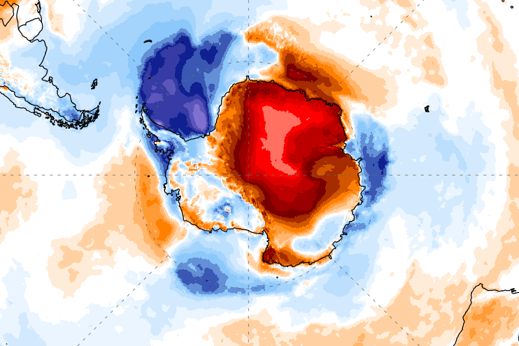 vročinski val, antarktika