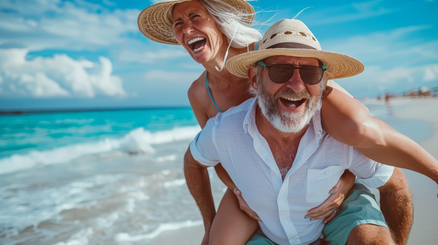 sreča, poletje, par