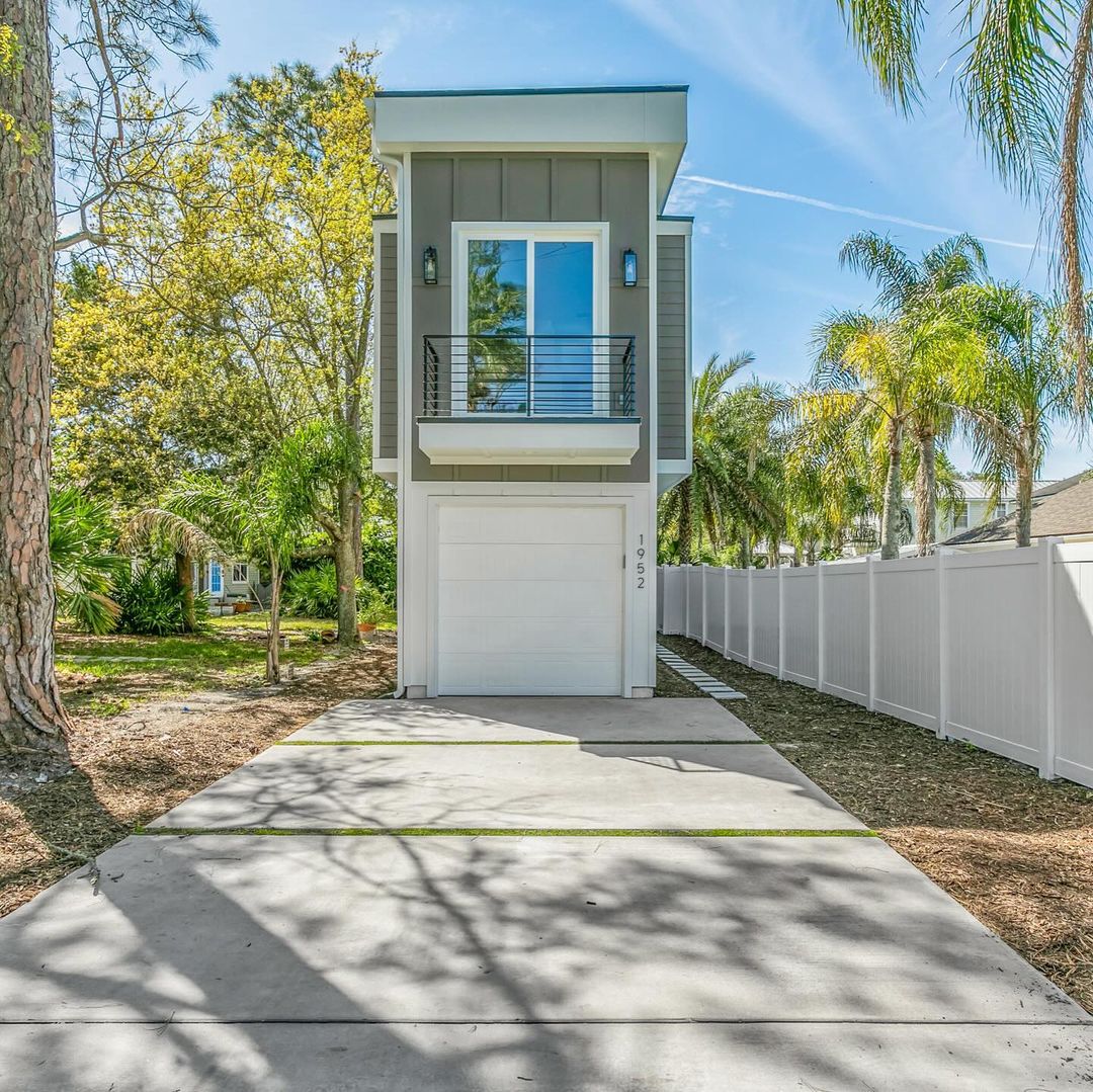 hiša, florida, ozka hiša