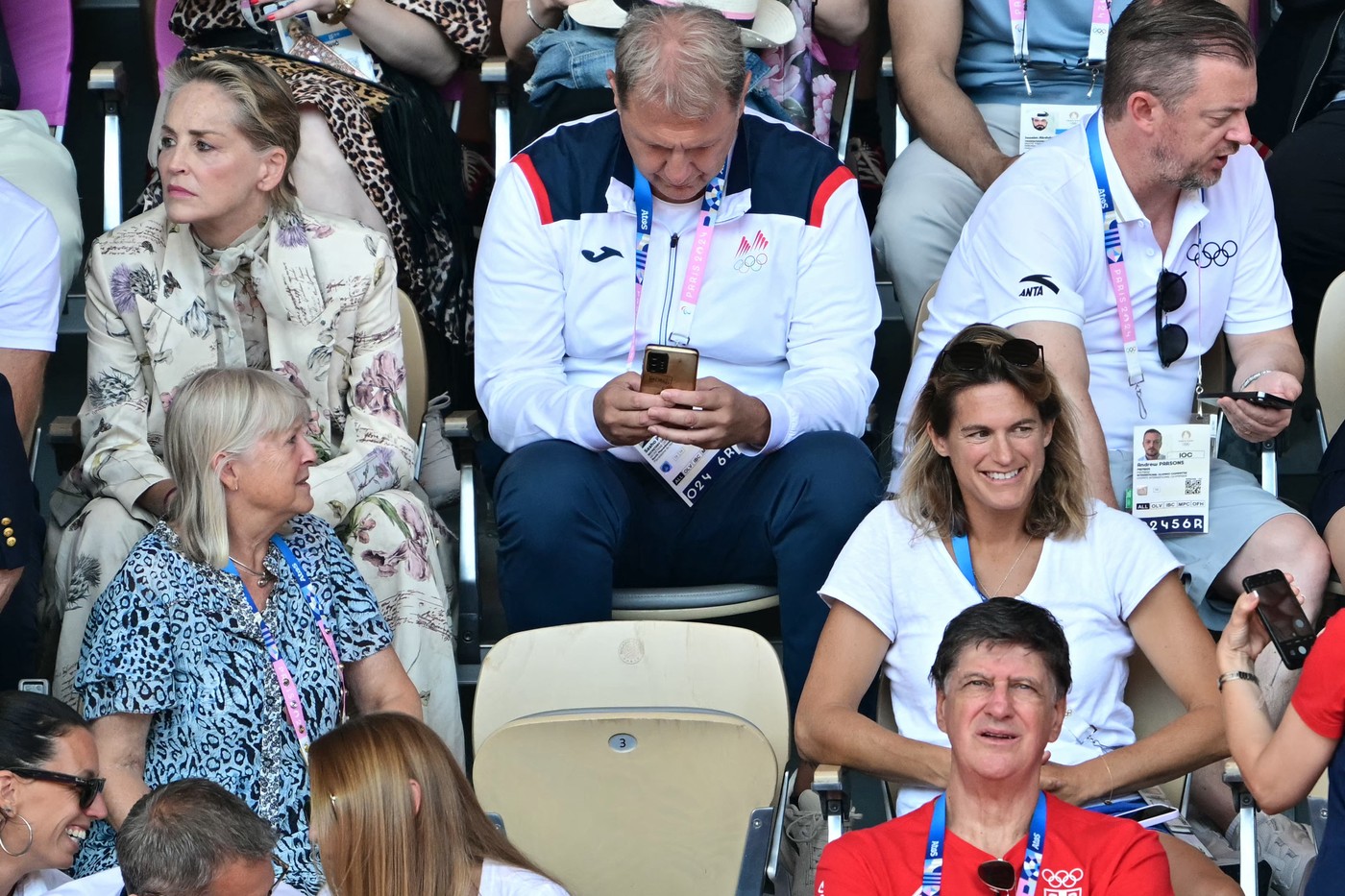 Sharon Stone in Amelie Mauresmo (Foto: PROFIMEDIA)