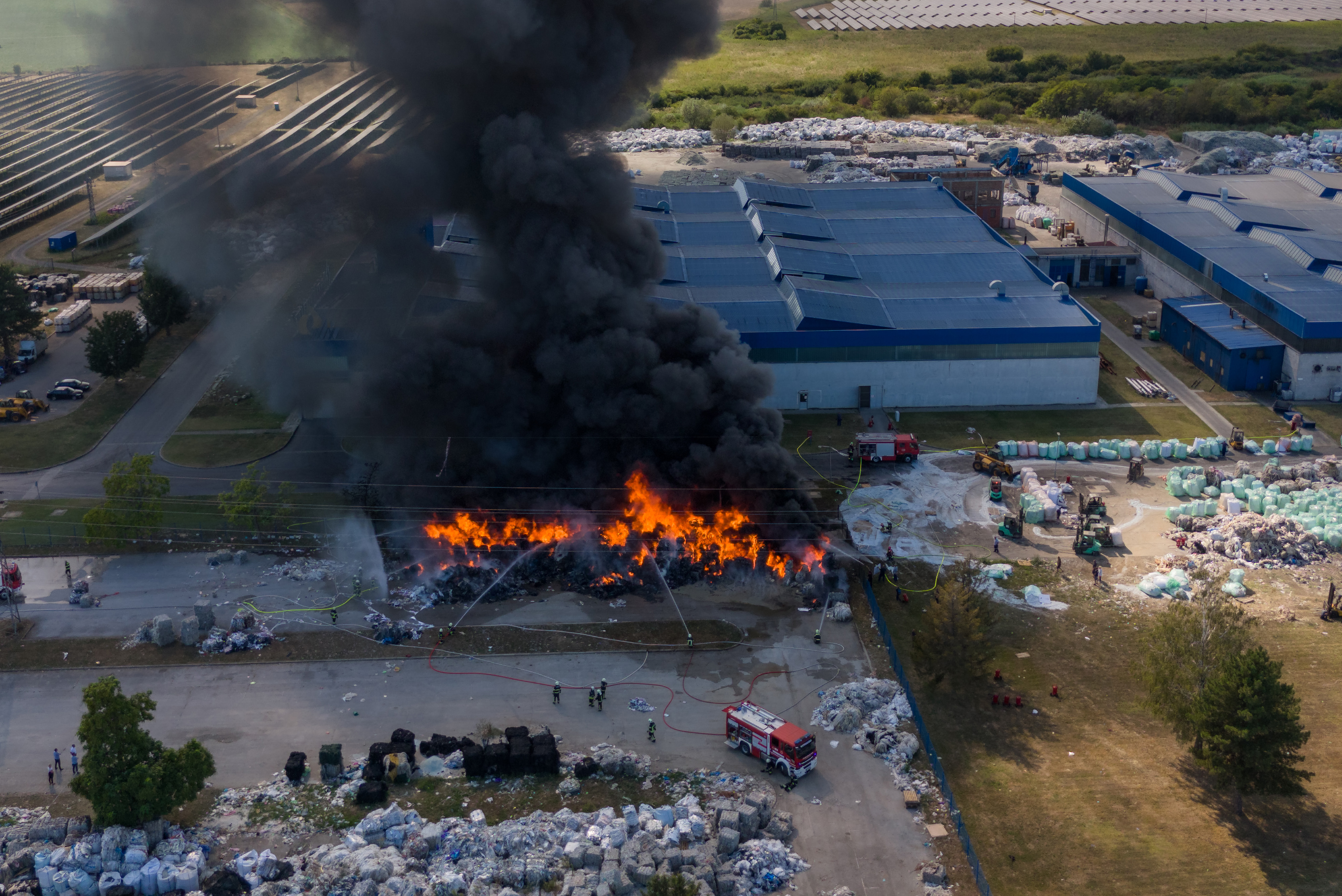 Drava, osijek, požar