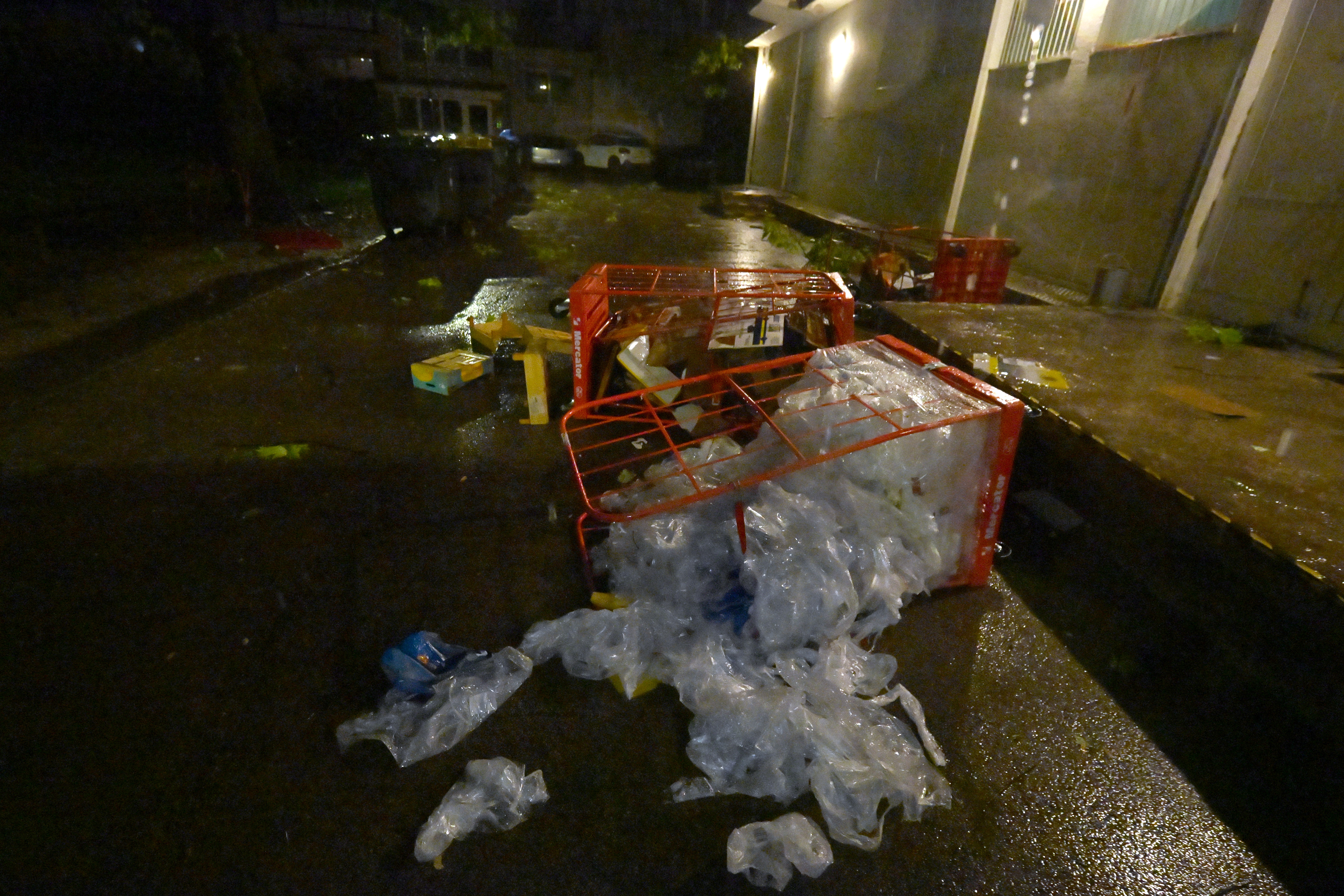 Veter je podiral drevesa na območju Ljubljane, 7. avgust. (Foto: Igor Kupljenik/BOBO)