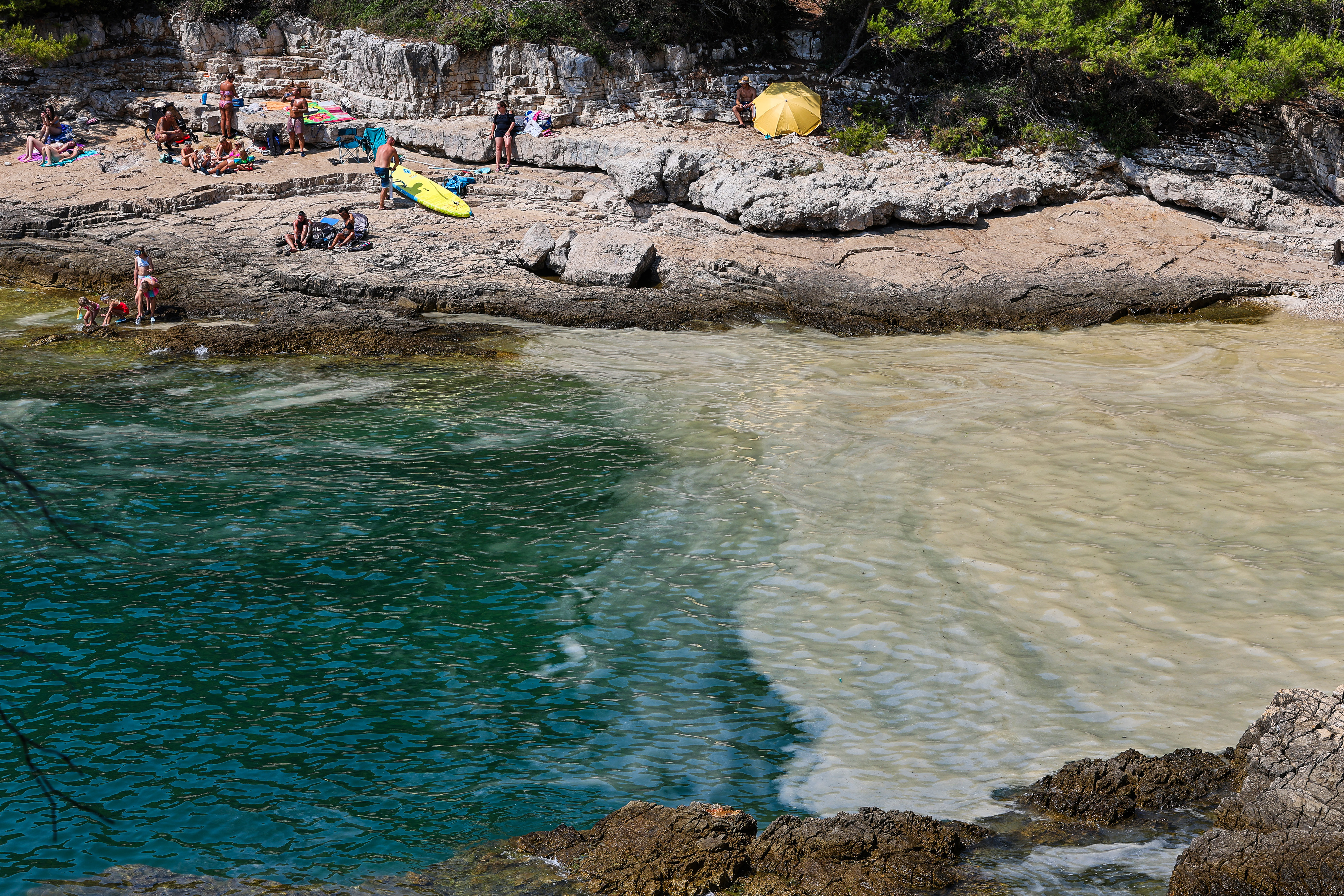 sluz, morje, pula, pulj, hrvaška, istra