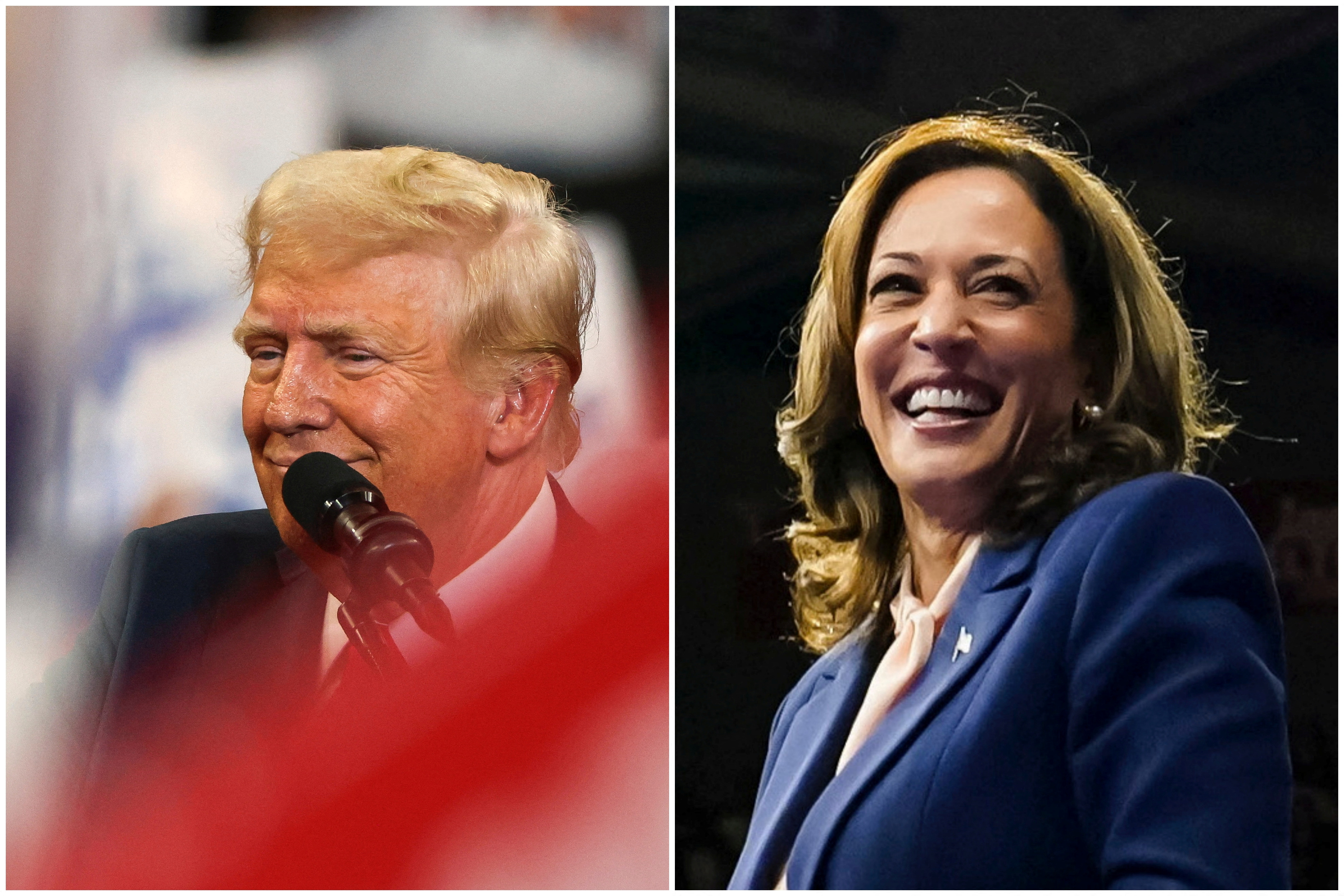 kamala harris, donald trump