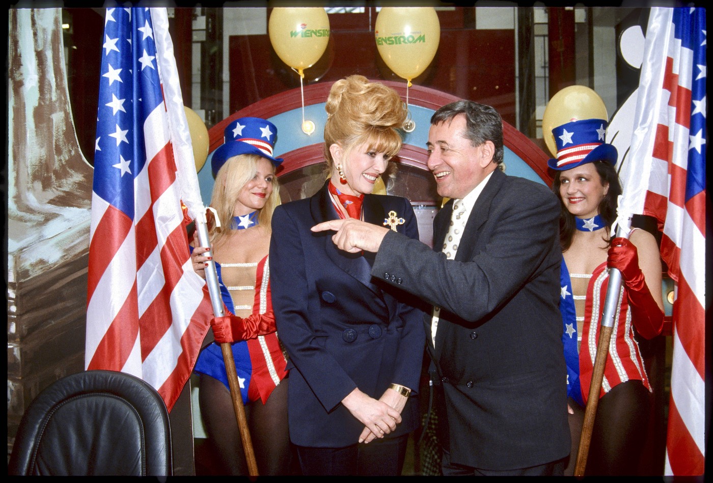 Richard Lugner in  Ivana Trump (Foto: PROFIMEDIA)