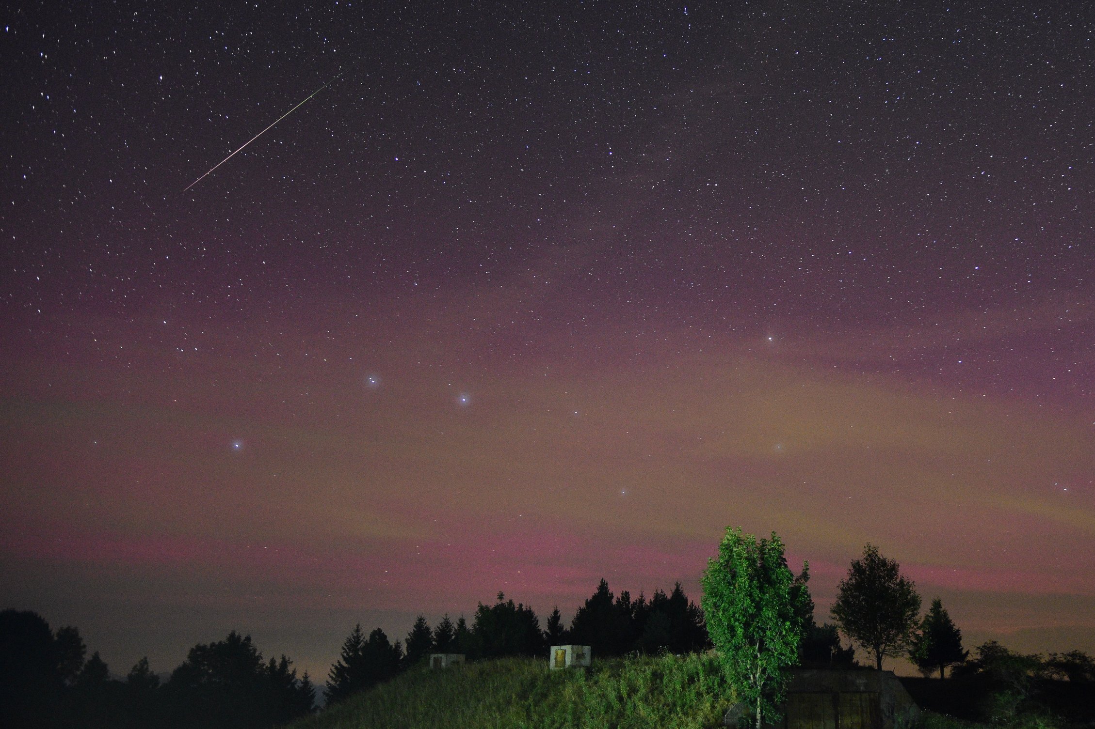 Severni sij, perzeidi, utrinek, utrinki