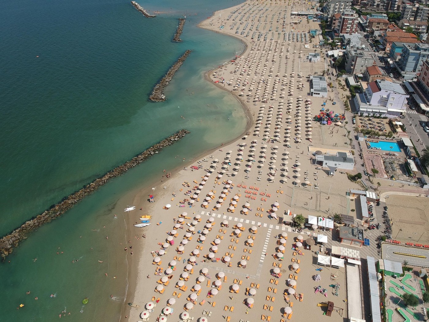 Rimini, Italija, plaža