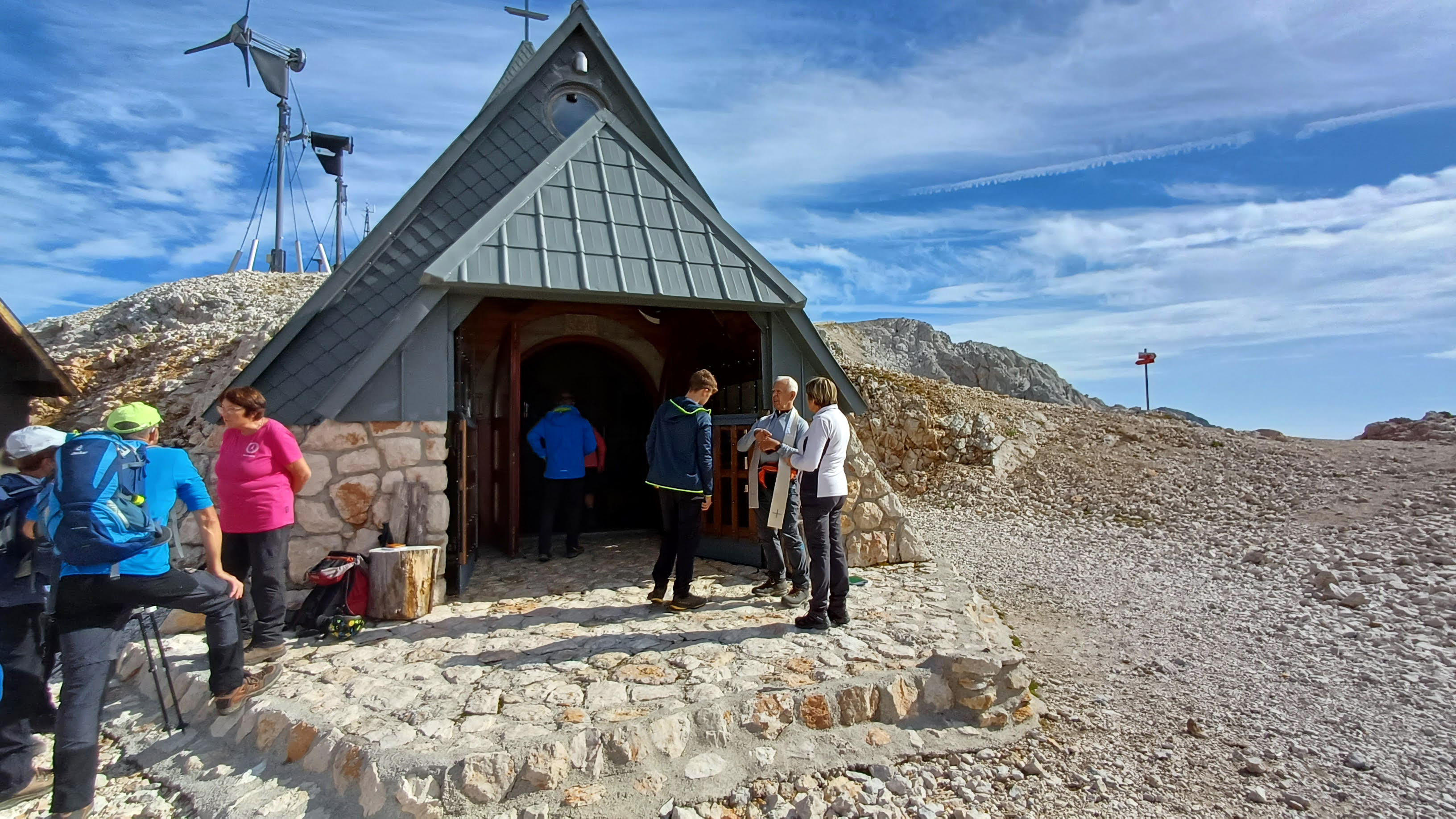 bogoslužje na Kredarici