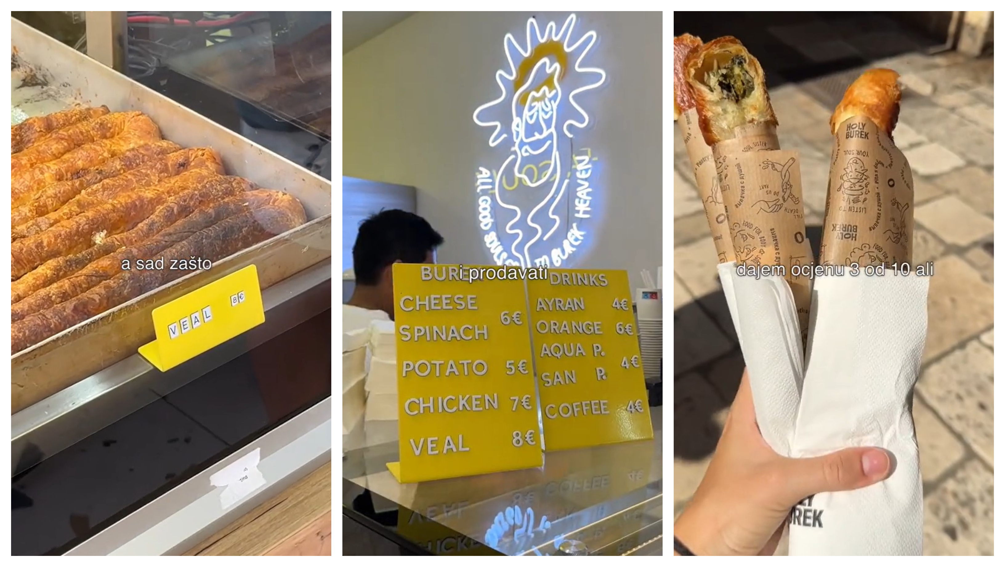 burek, Dubrovnik, Hrvaška, viralno