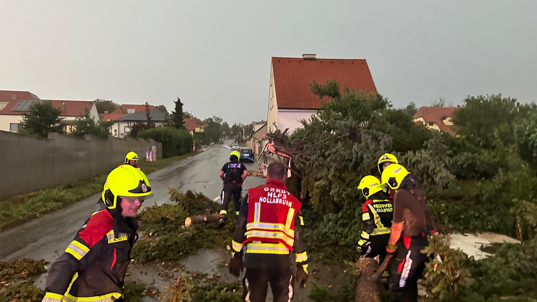 PGD Hollabrun, avstrija, poplave