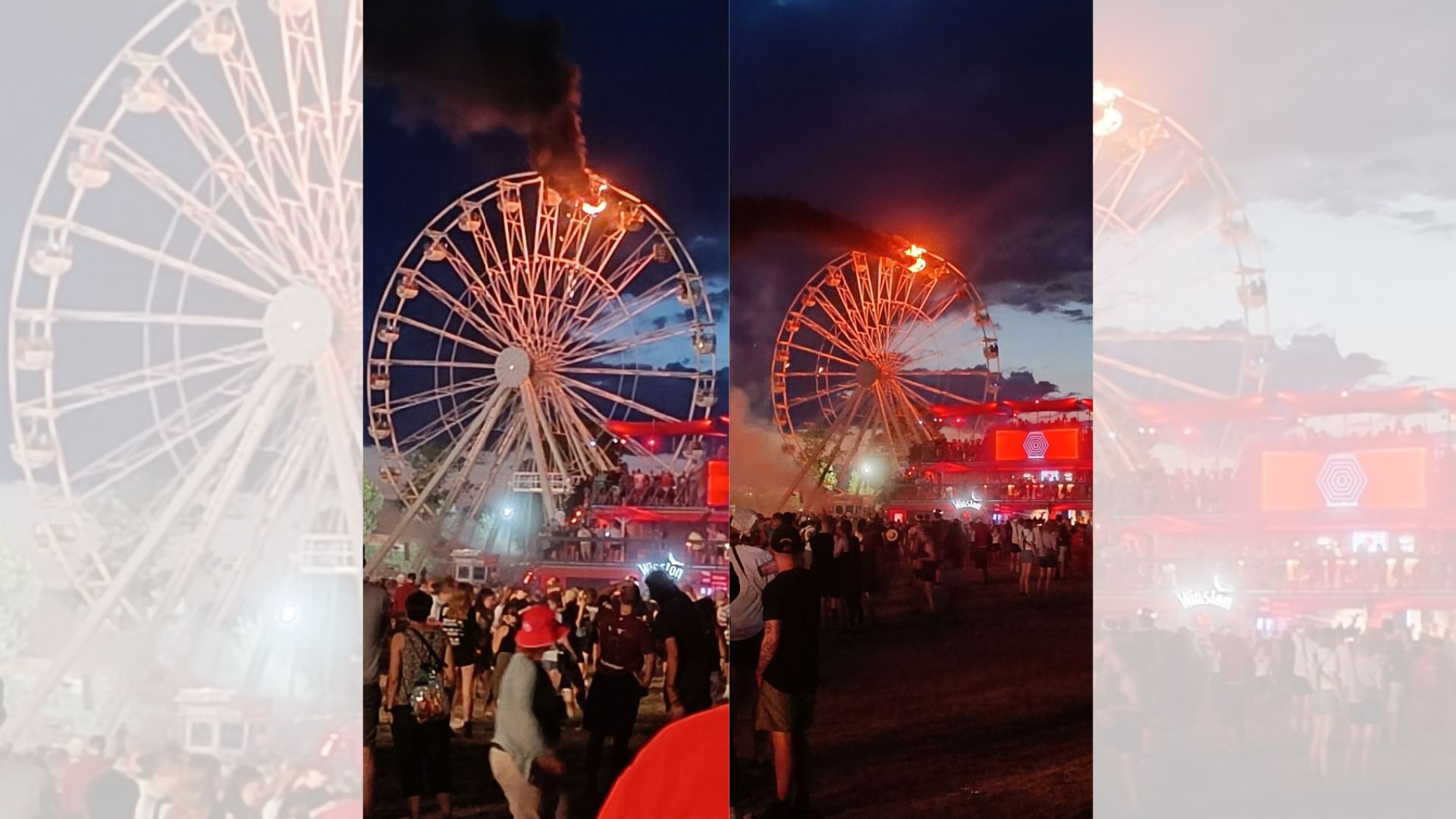 Nemčija, požar, festival, panoramskokolo