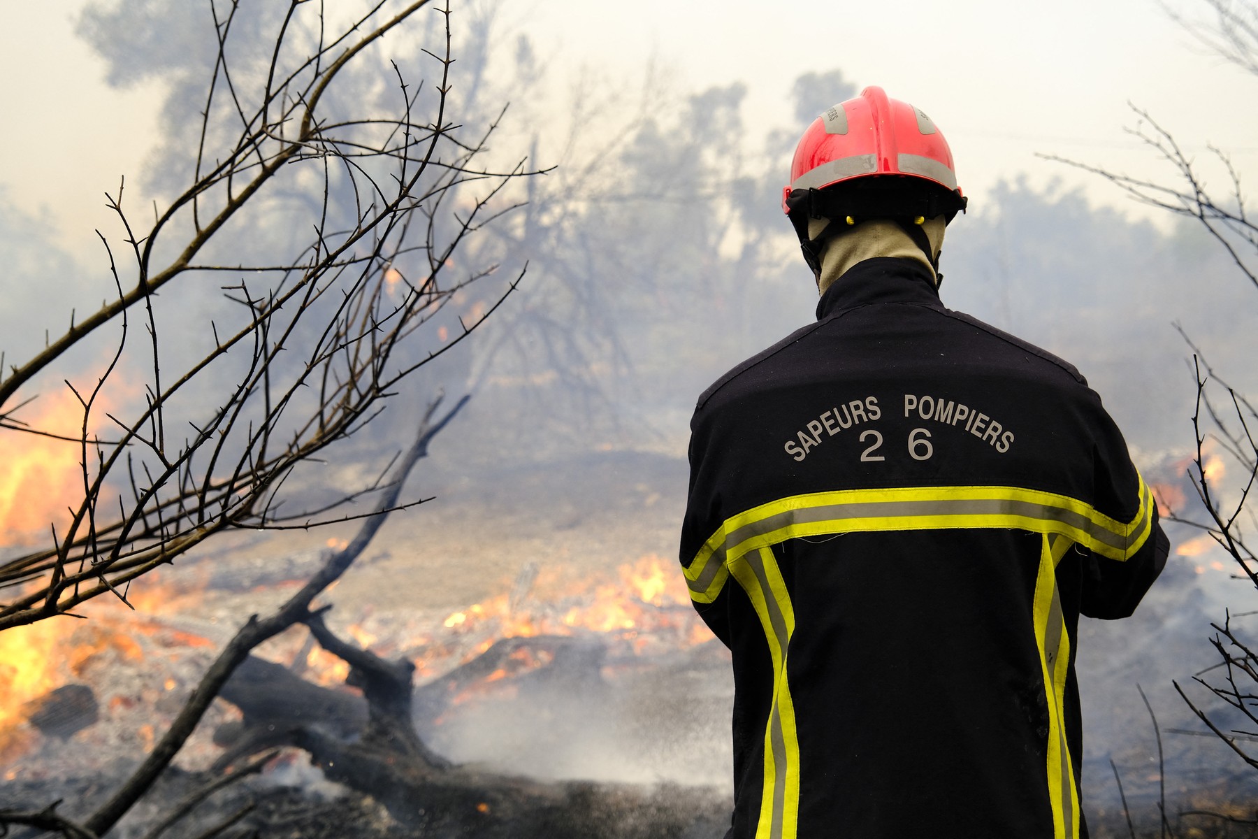 gasilec, francija, požar