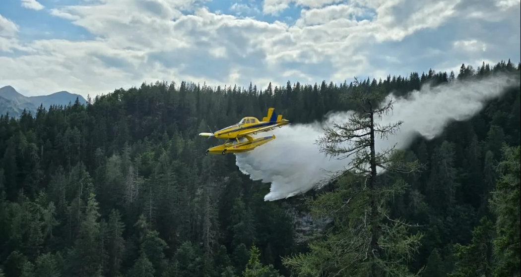 Gašenje z air tractorjem