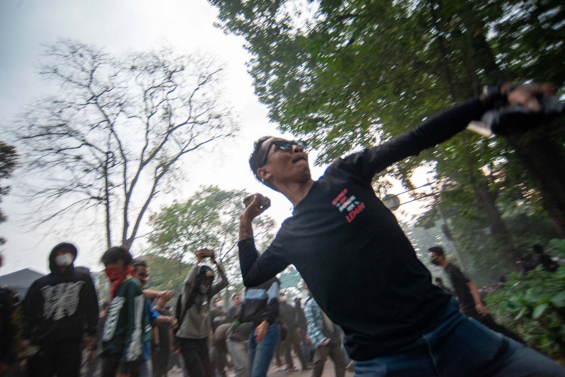 Nasilni protesti v več indonezijskih mestih (Foto: PROFIMEDIA)