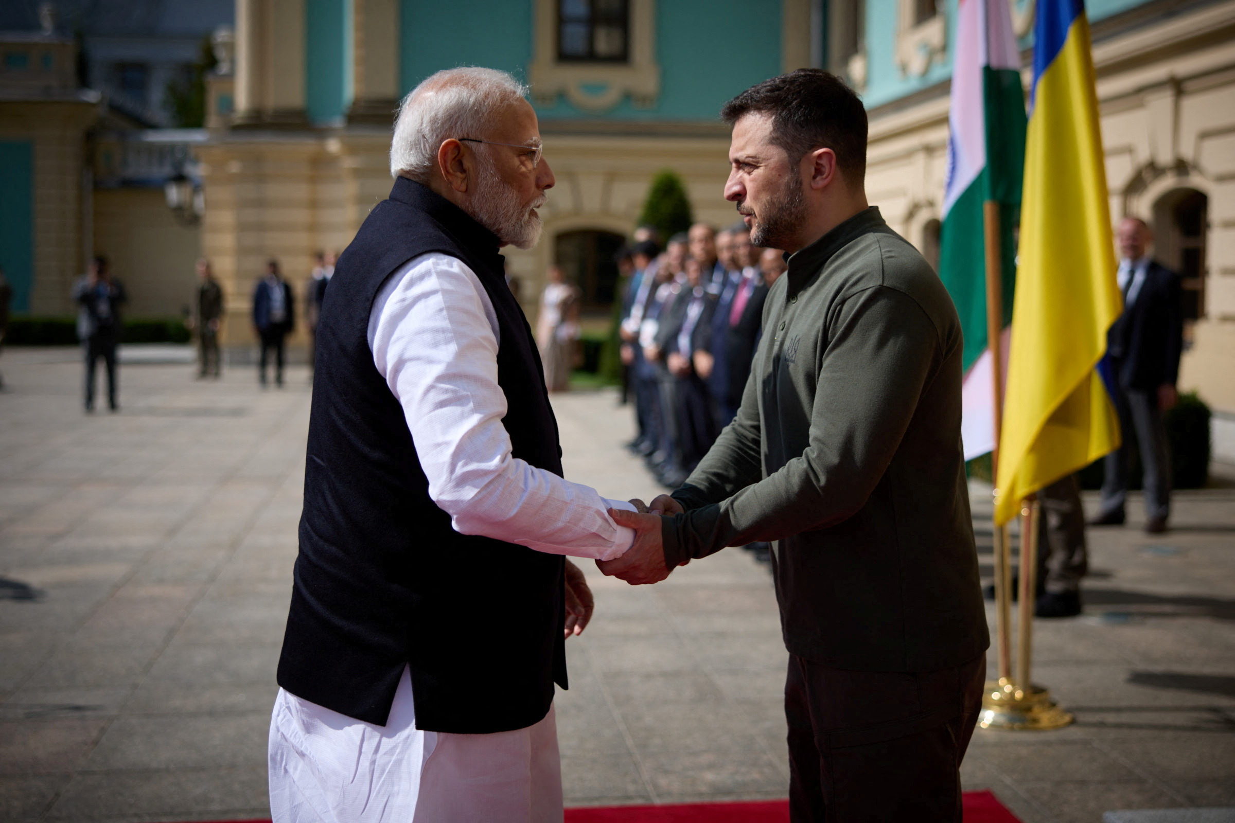 Narendra Modi, Volodimir Zelenski