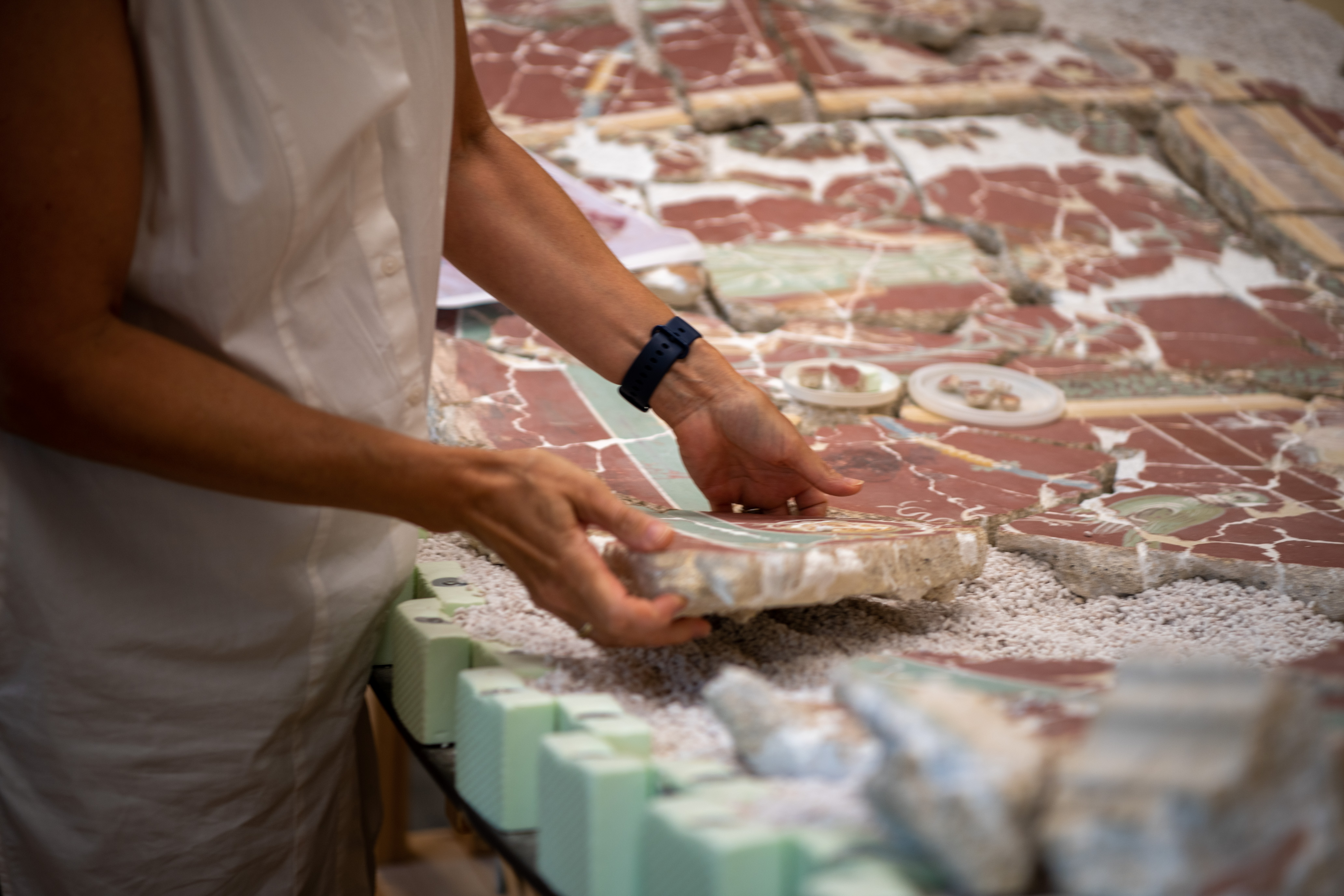 Restavratorski center, freske, stropne poslikave, antika, celje, umetnost