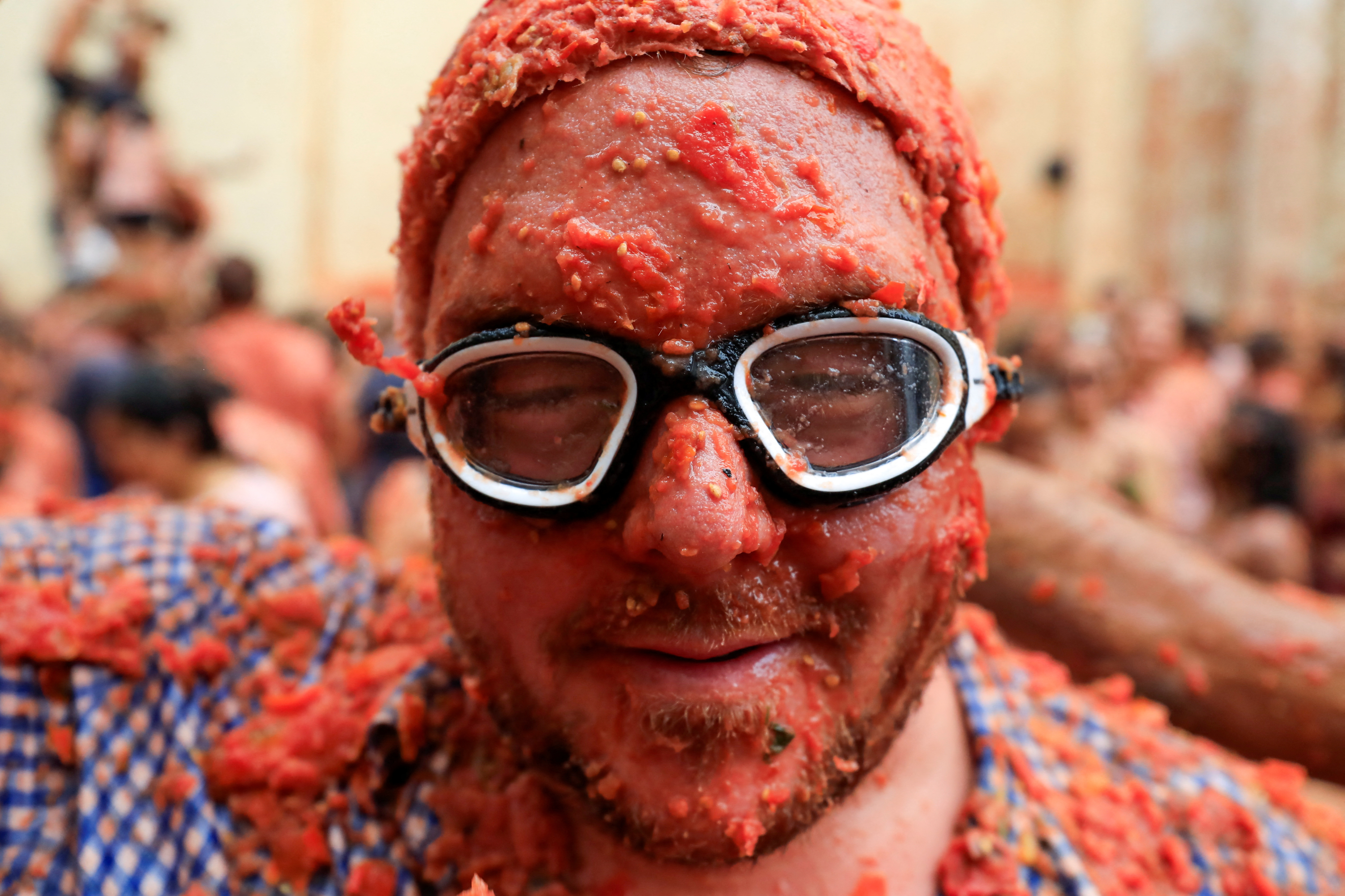 The annual "La Tomatina" food fight festival in Bunol