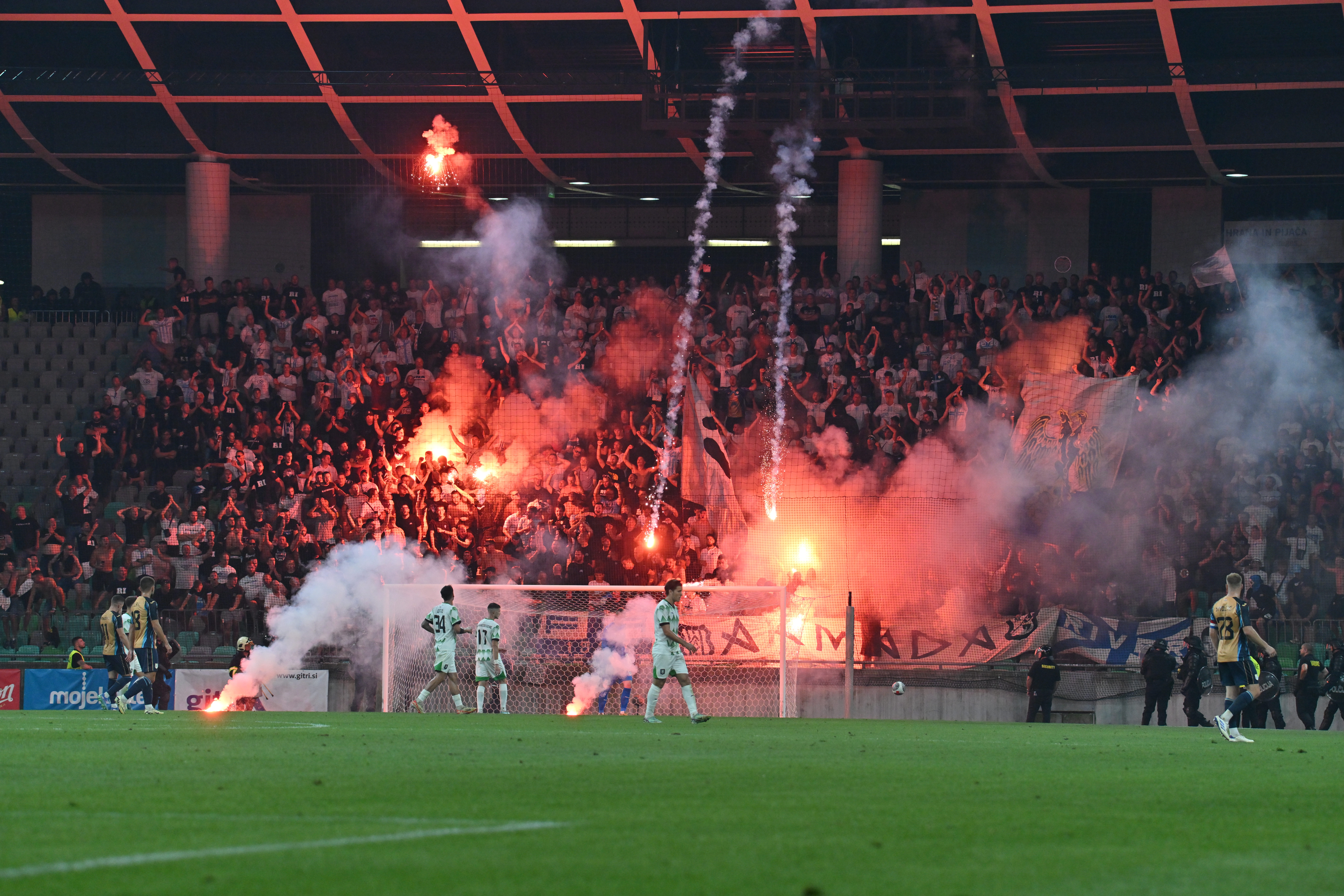 nogometna tekma, izgredi, NK olimpija, HNK Rijeka