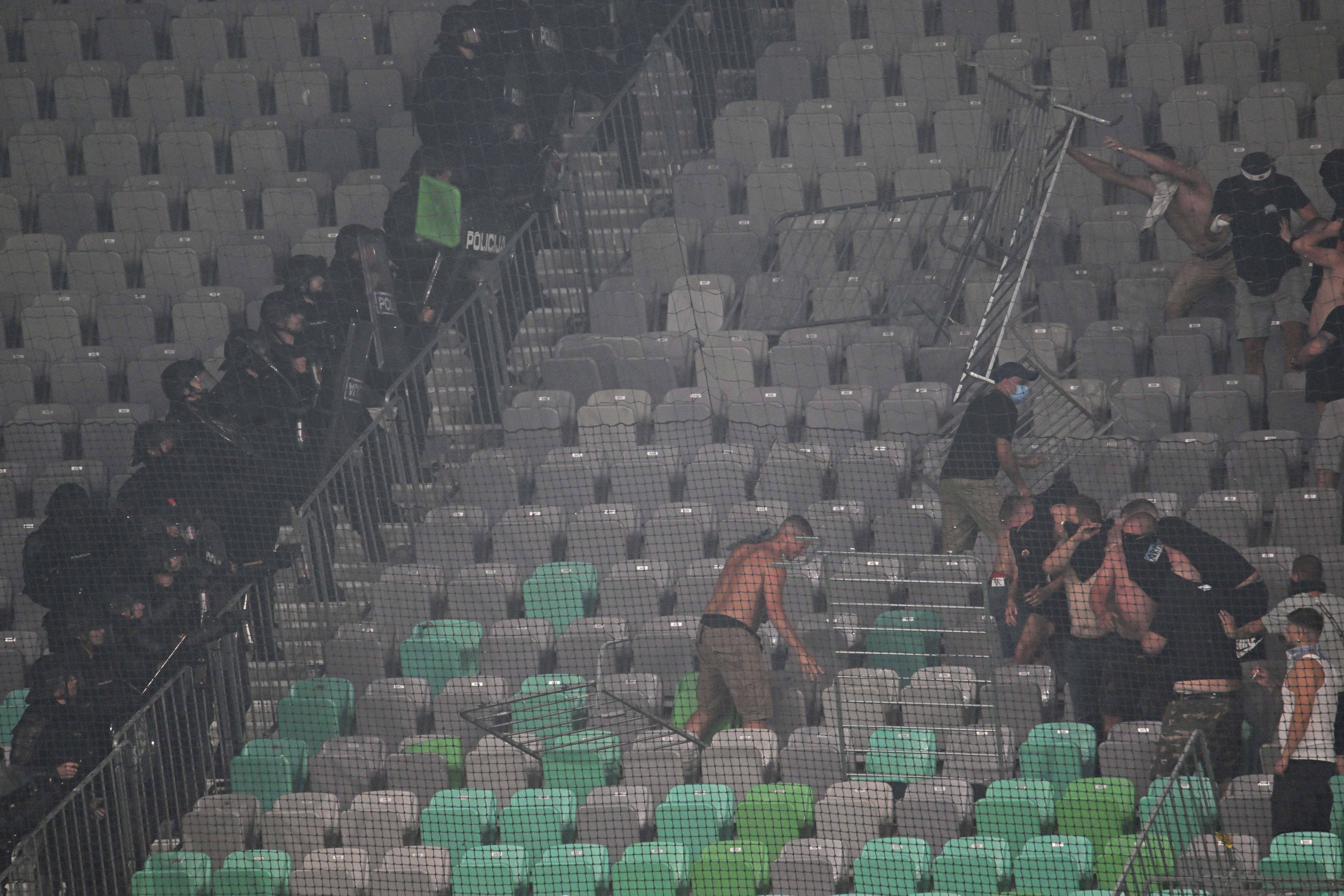 nogometna tekma, izgredi, NK olimpija, HNK Rijeka