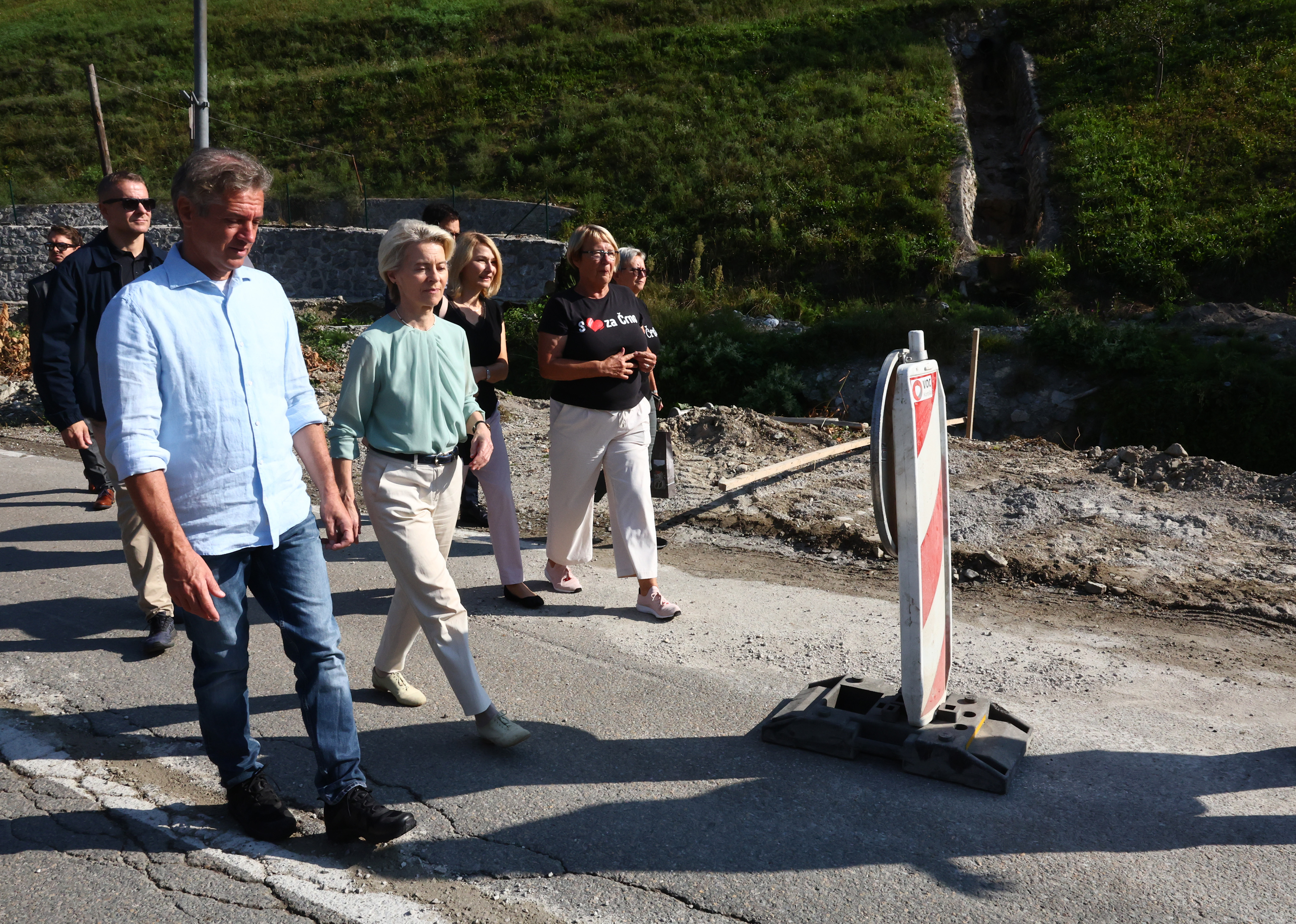 Robert Golob, Ursula von der Leyen, Črna na Koroškem