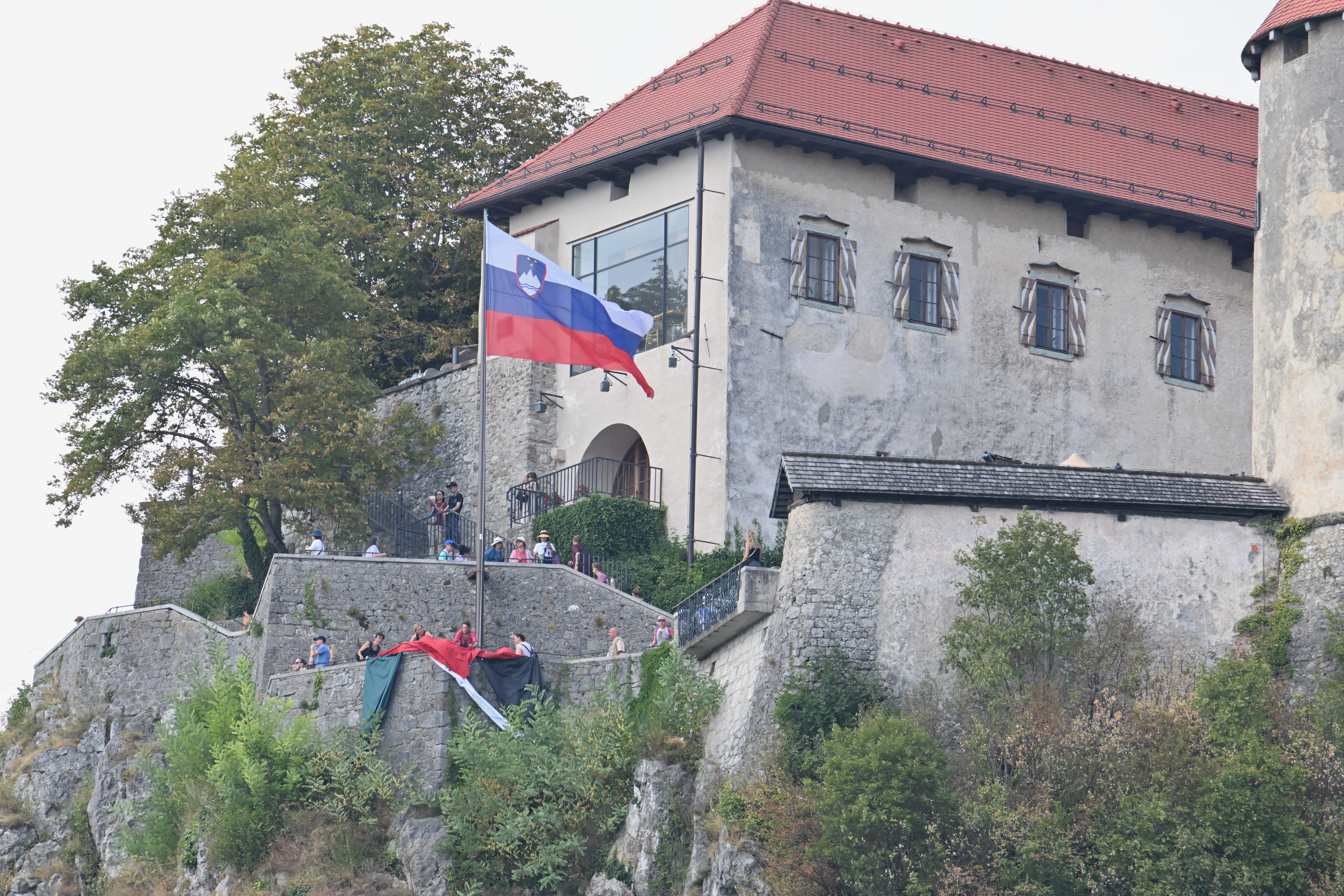 Blejski strateški forum, BSF, protest, Palestina, Gaza