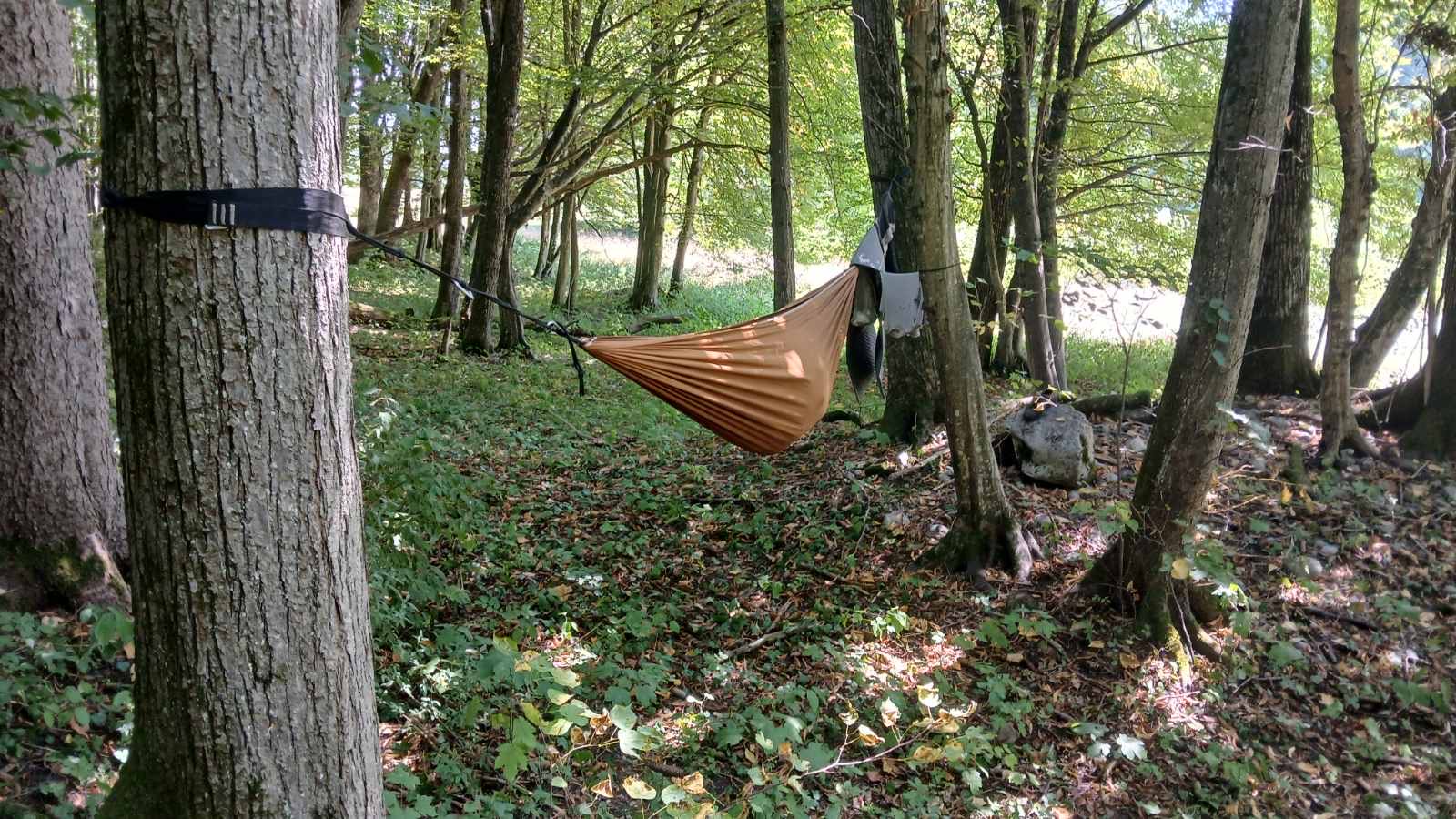 divje kampiranje, viseča mreža