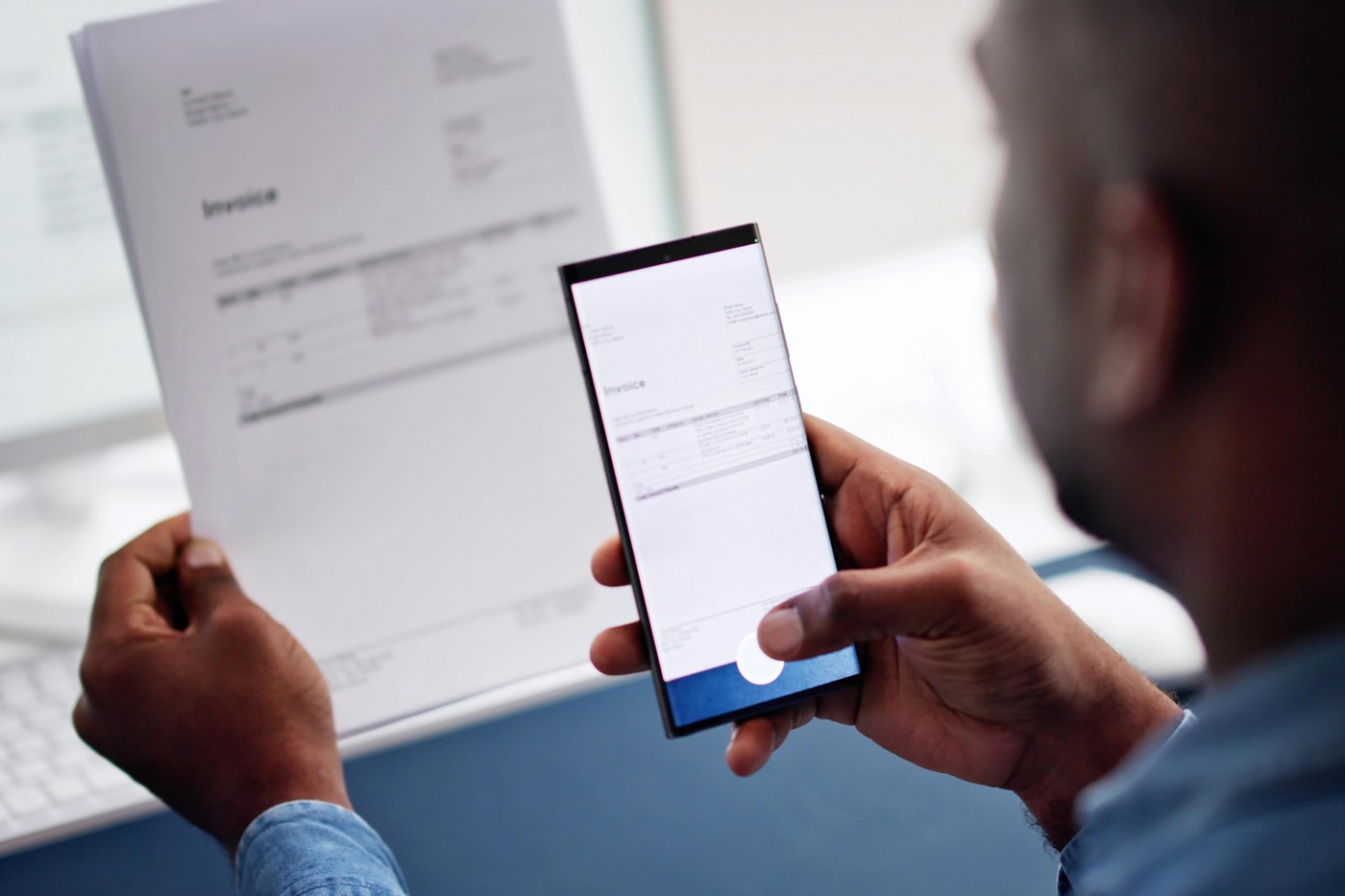 Podjetnik, papir, prevara, posel