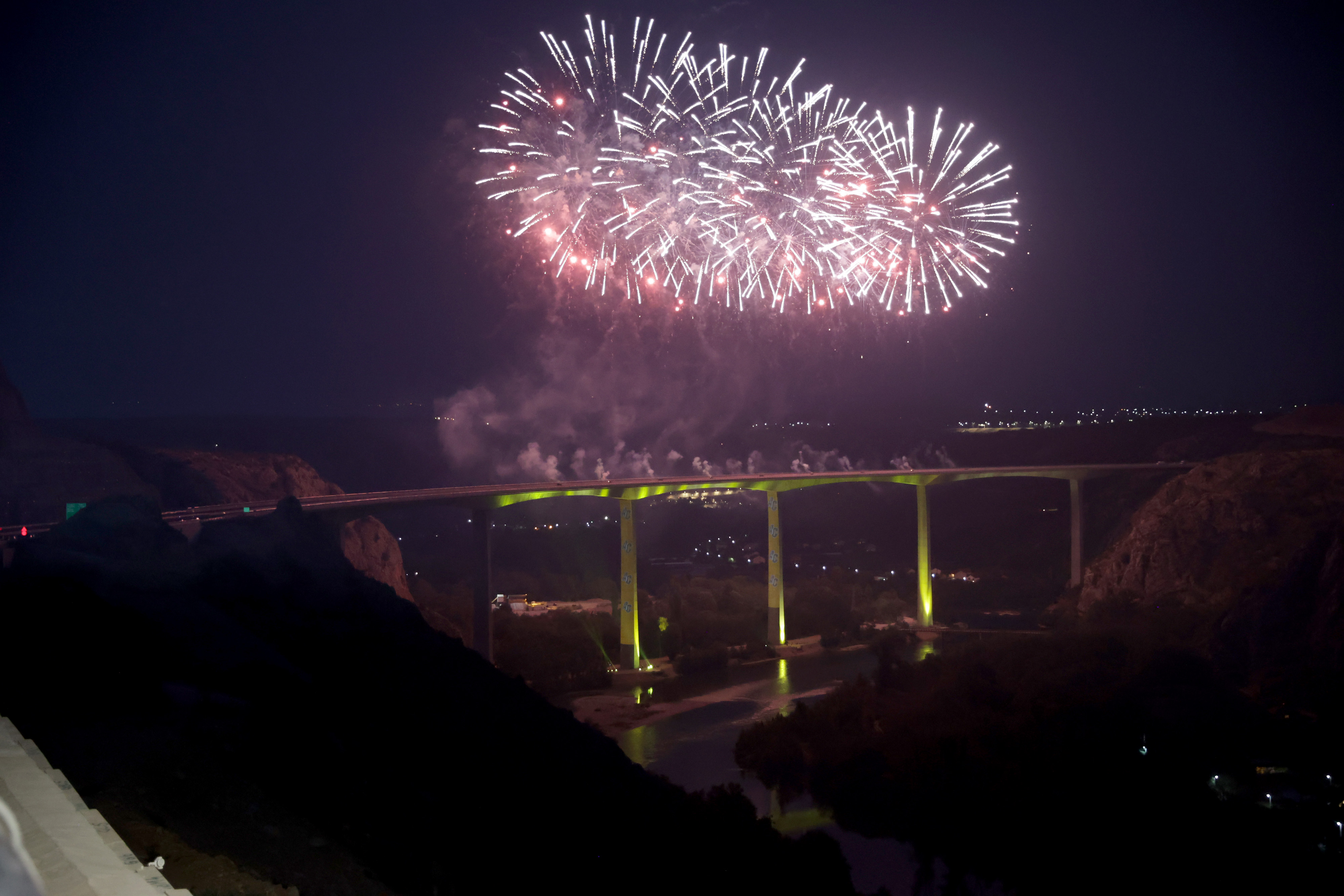 Otvoritev mostu, most, Hercegovina, Neretva