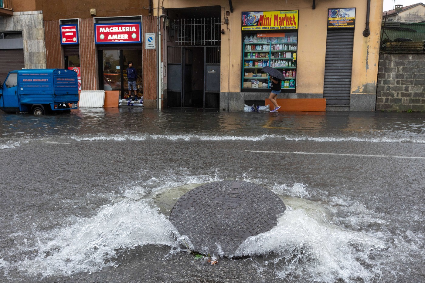 Italija, poplave, Milano