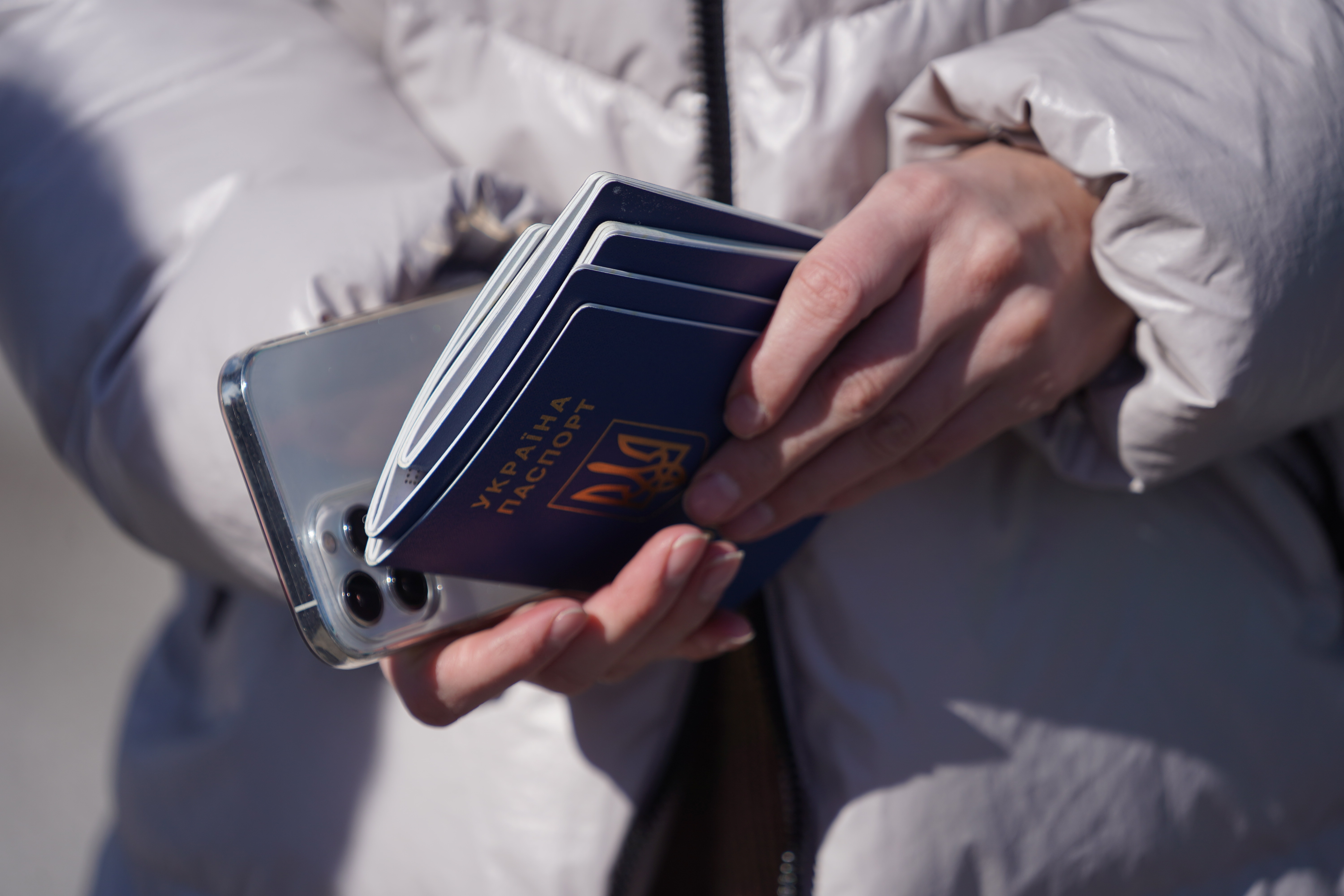 Ukrajinski begunci, ukrajinski potni listi