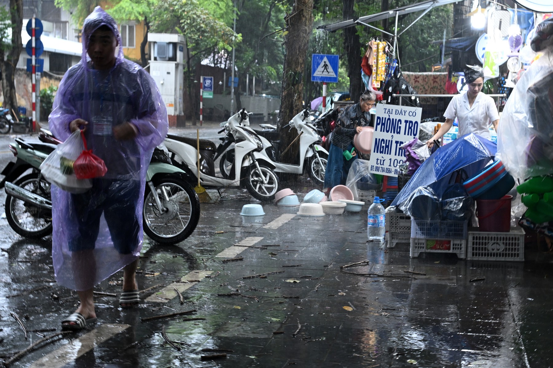 Tajfun Yagi je dosegel sever Vietnama (Foto: PROFIMEDIA)