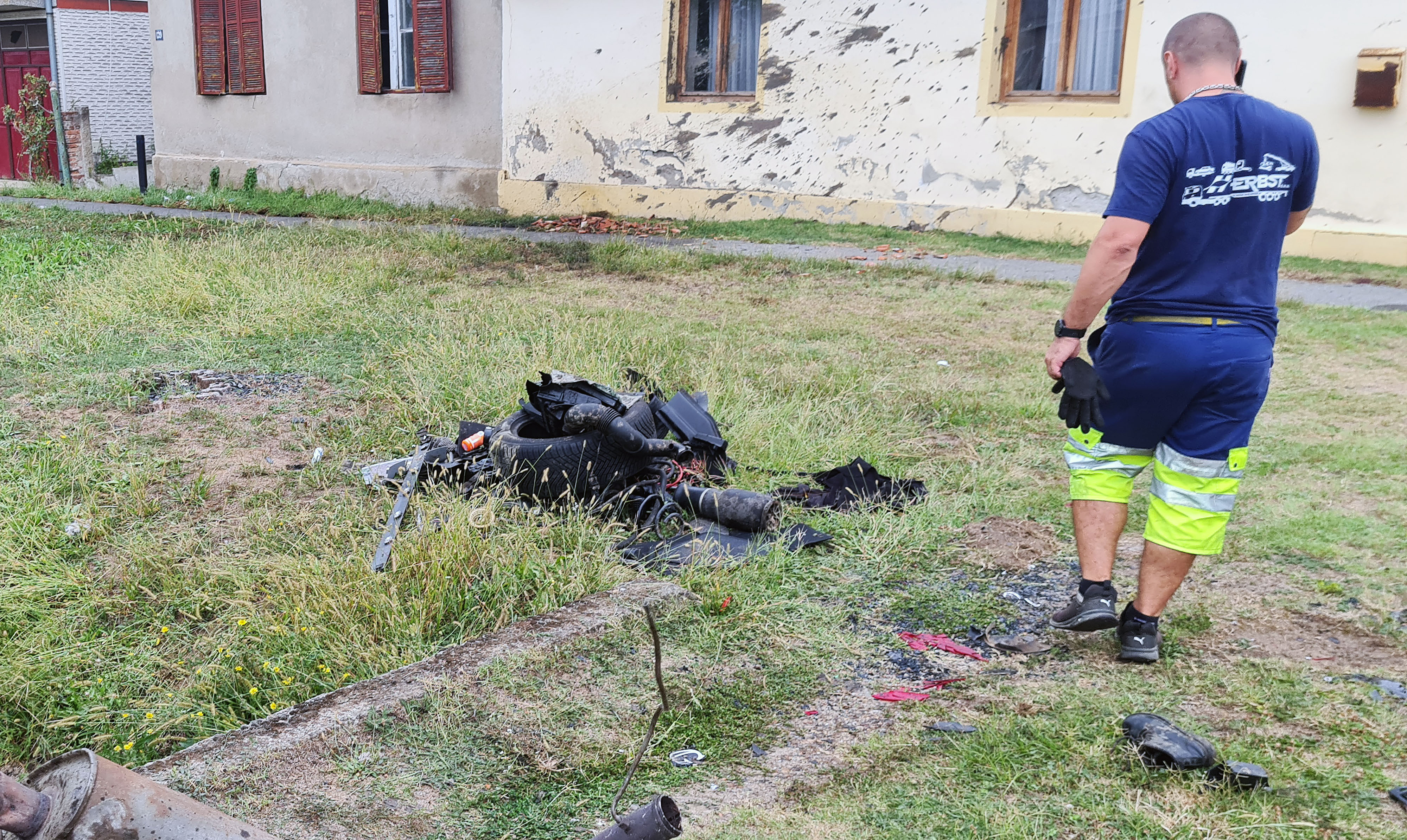 Prometna nesreča migrantov na hrvaškem