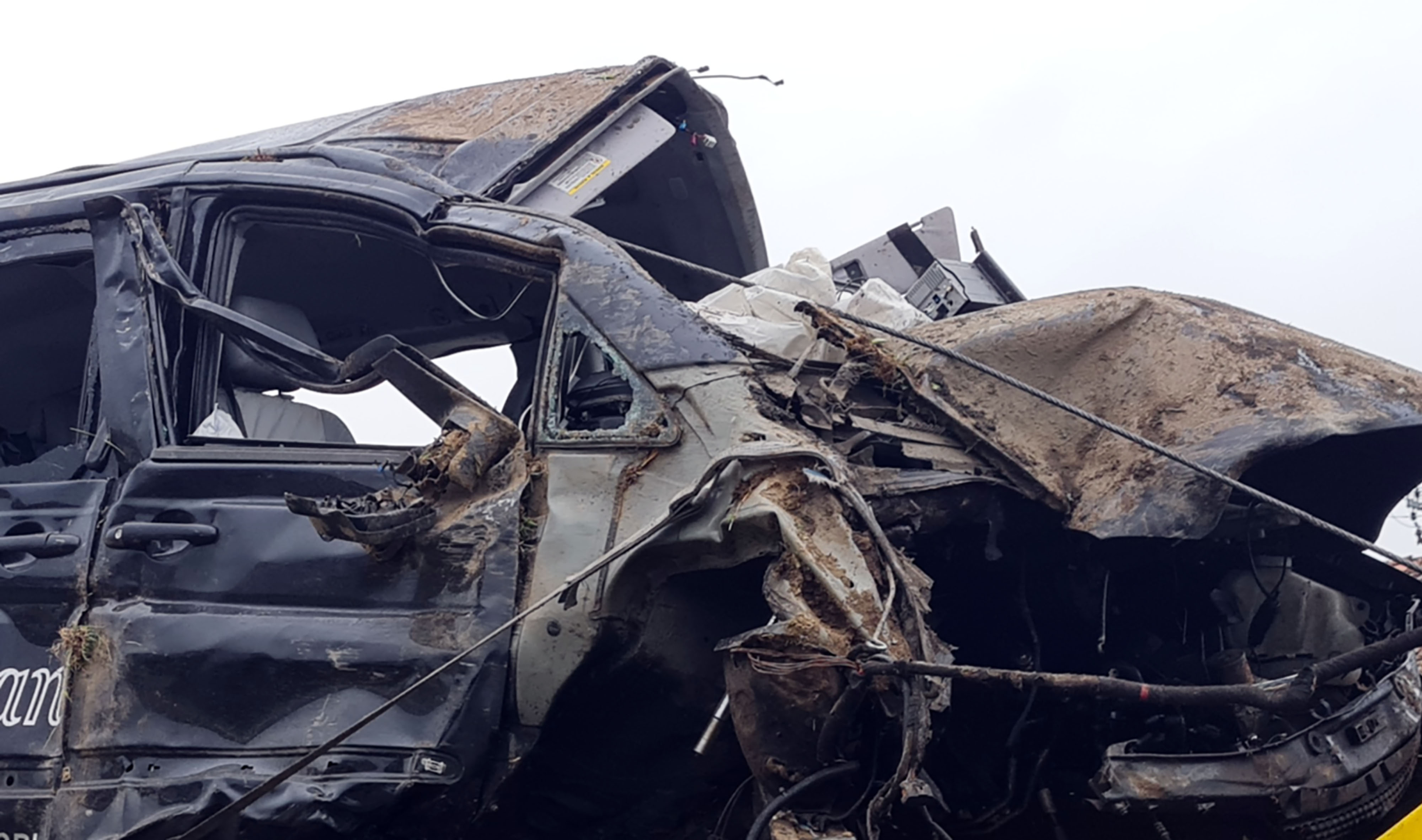 Prometna nesreča migrantov na hrvaškem