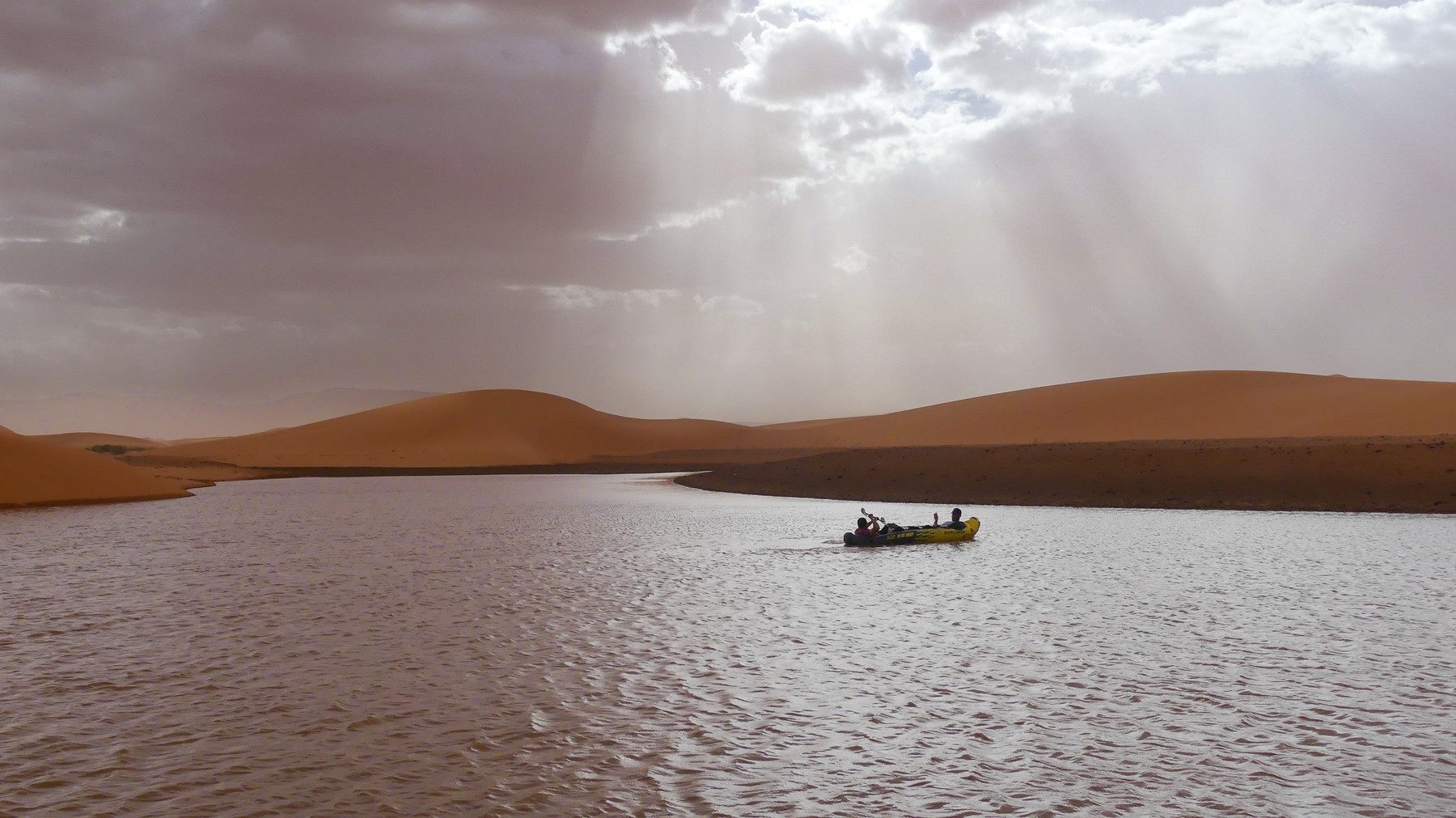 Sahara, dež, poplava, Ain Sefra,puščava