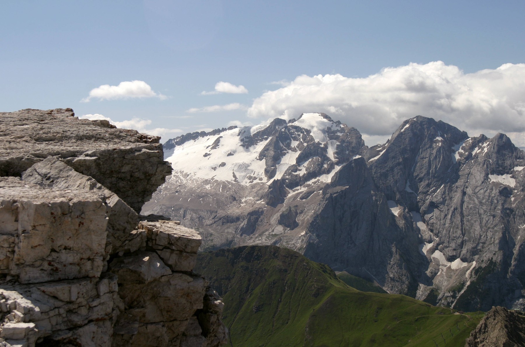 Dolomiti, Marmolada, ledenik