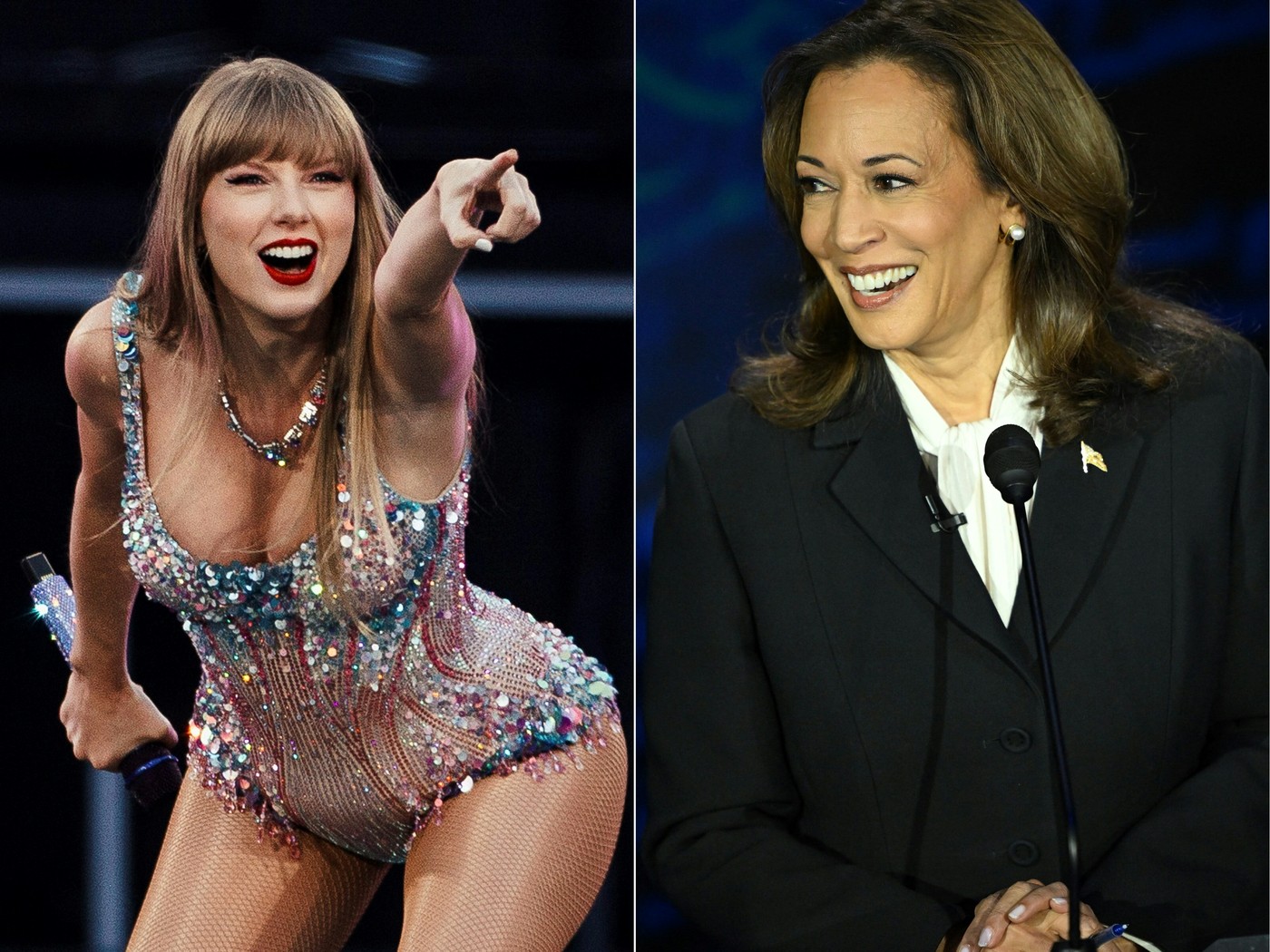 Taylor Swift, Kamala Harris