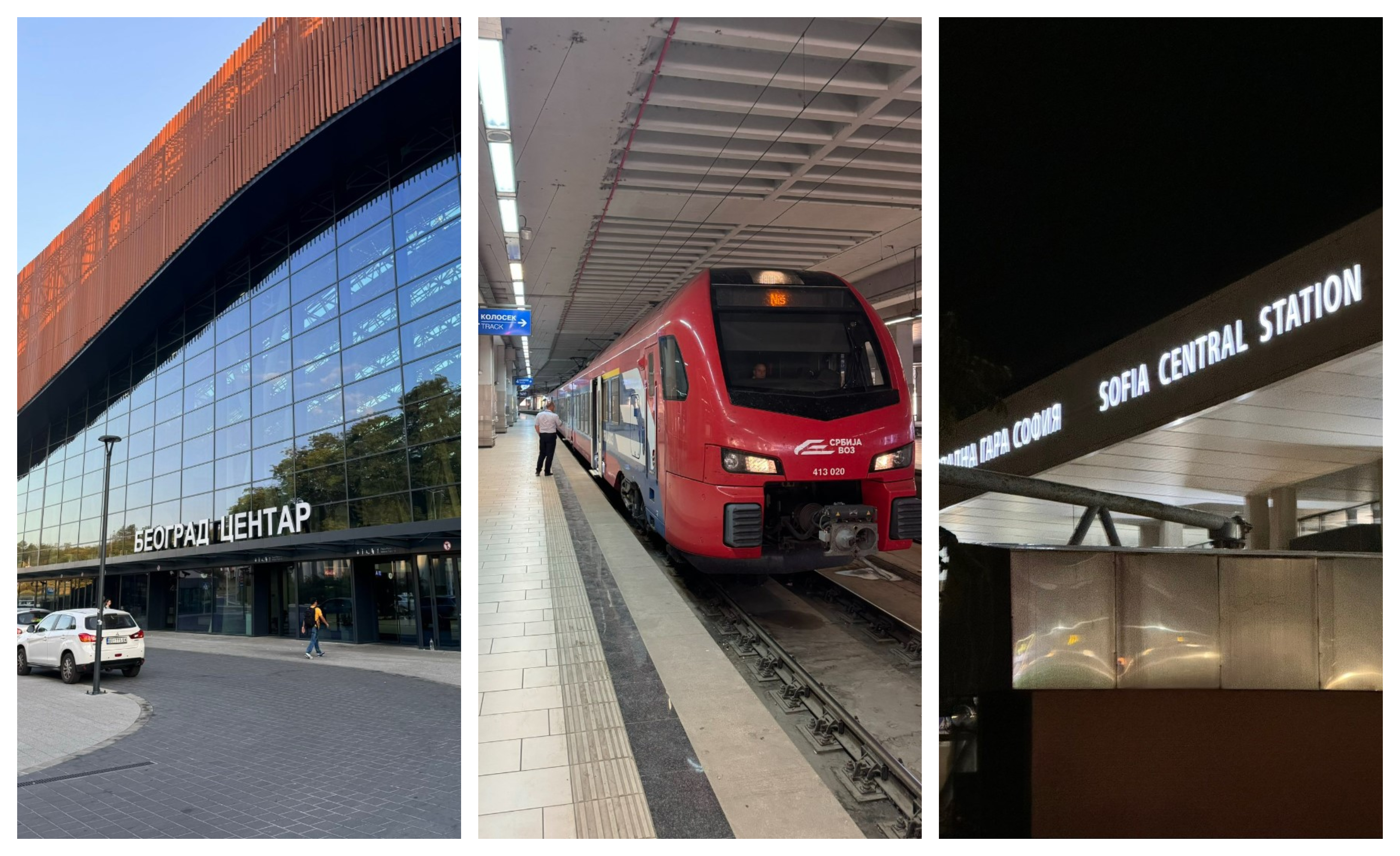 vlak, železniška postaja, Beograd, Sofija, Srbija, Bolgarija