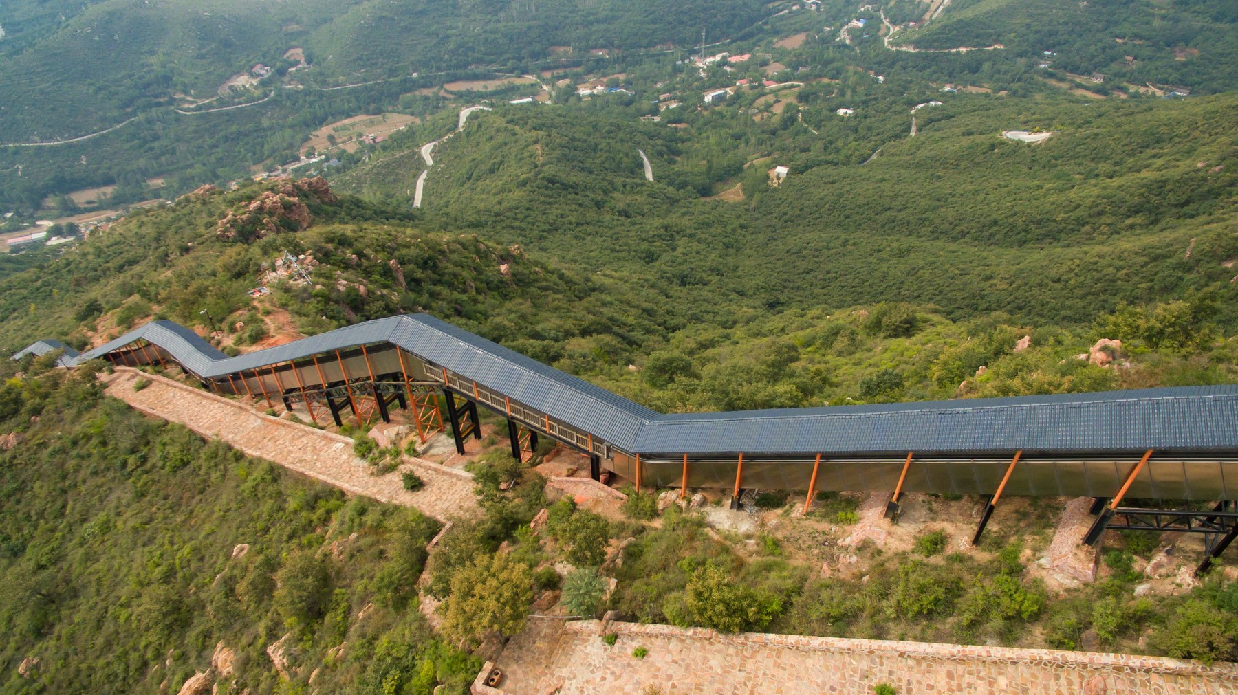 Henan, Kitajska, tekoče stopnice