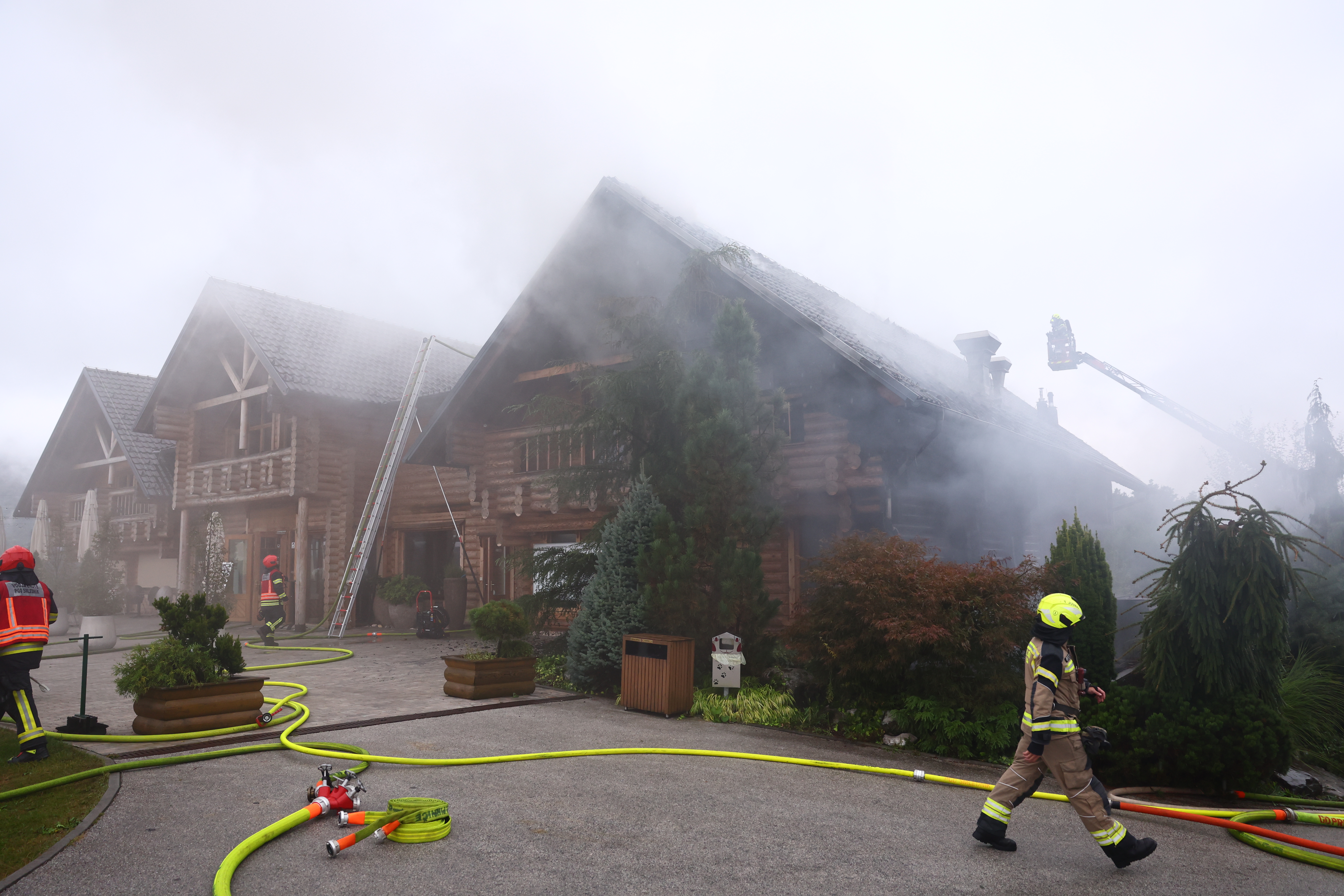 Požar, Smlednik, gašenje, gasilci